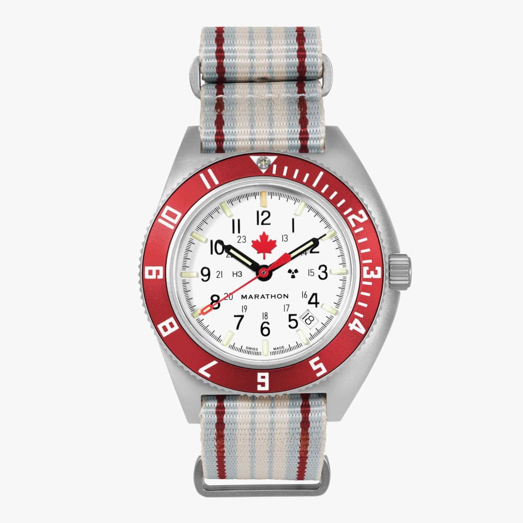 Marathon Arctic Adanac Steel Navigator w/ Date Automatic (SSNAV-D AUTO) - Canada
