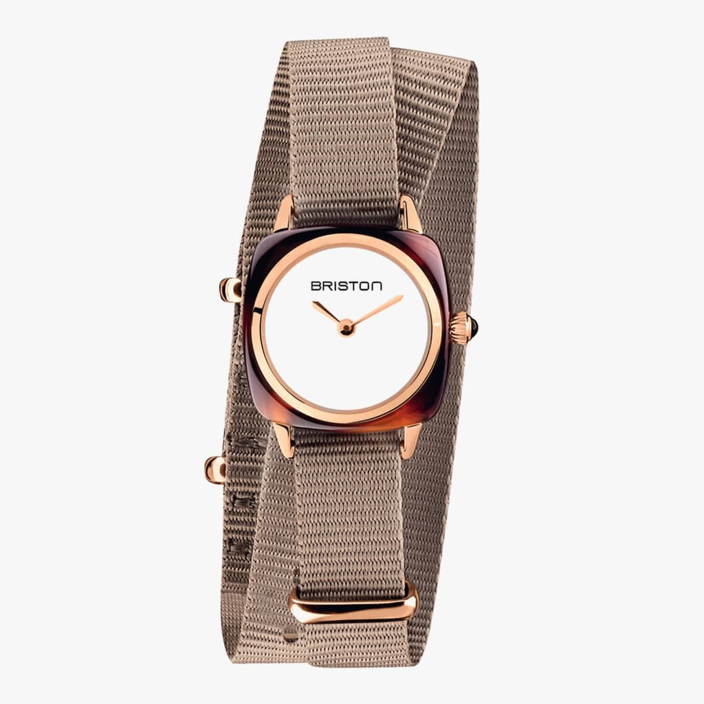 Briston Clubmaster Lady - HM - Gold - Bianco