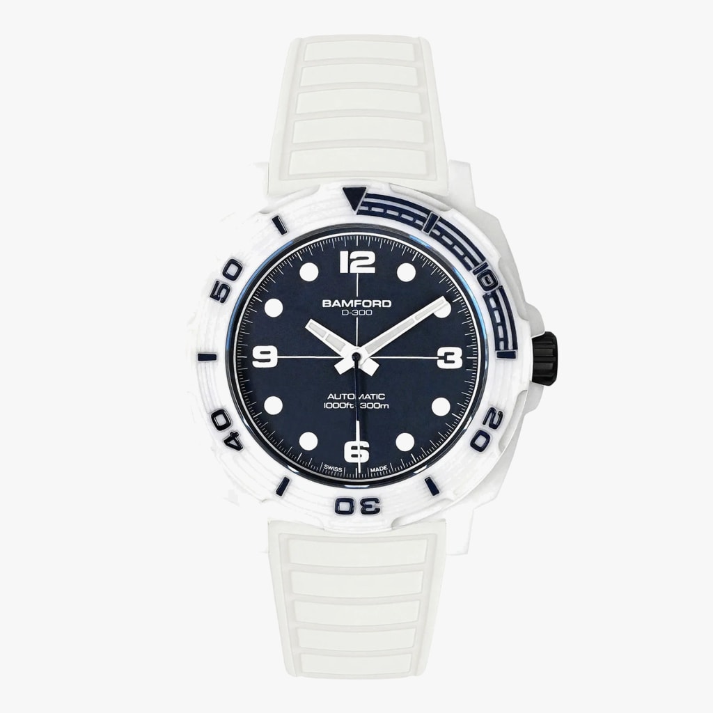 Bamford London D-300 Gloss Navy White Ceramic