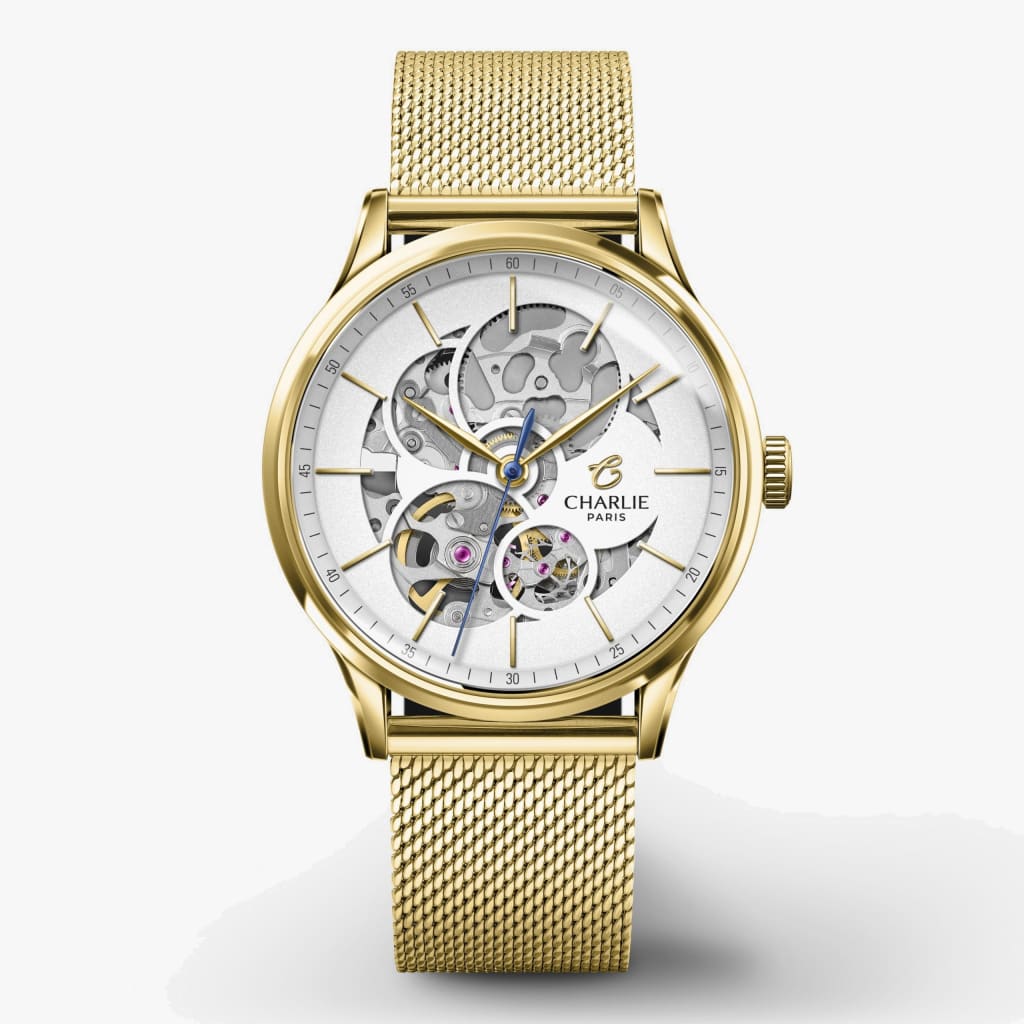 Charlie Paris Initial 36 - Openwork - Gold