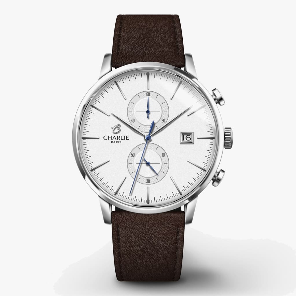 Charlie Paris Horizon - Chronographe - Blanc