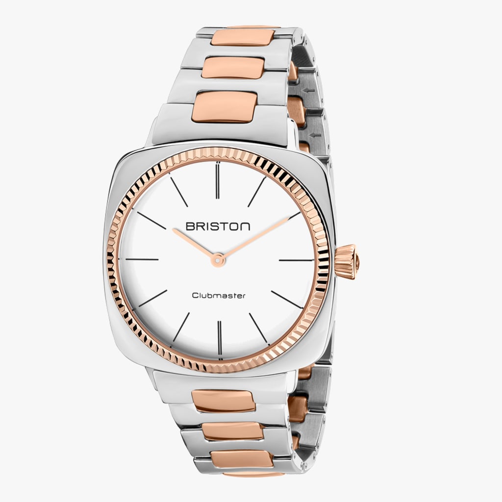 Briston Clubmaster Elegant - Acciaio - Bianco