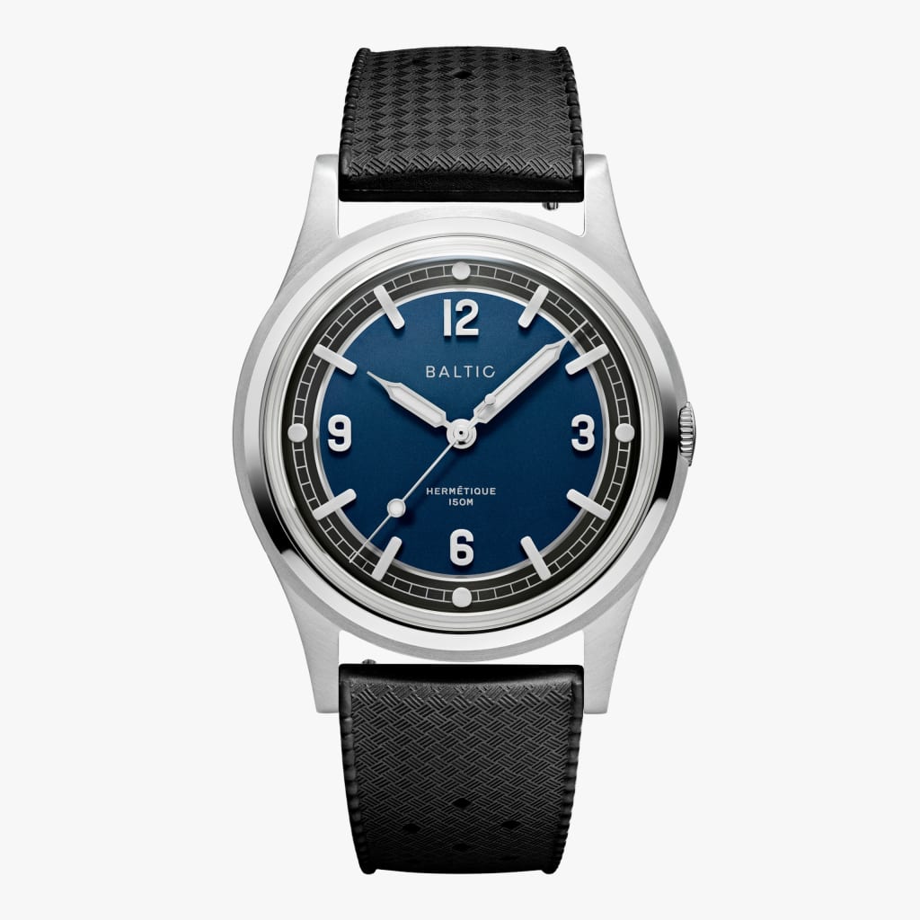 Baltic Hermétique Tourer - Blue - Caucciù Nero