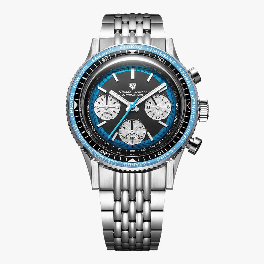 Nivada Chronoking Racing Blue - Beads of Rice