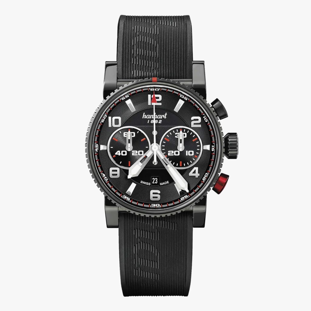Hanhart Primus Racer Dark, 44 mm