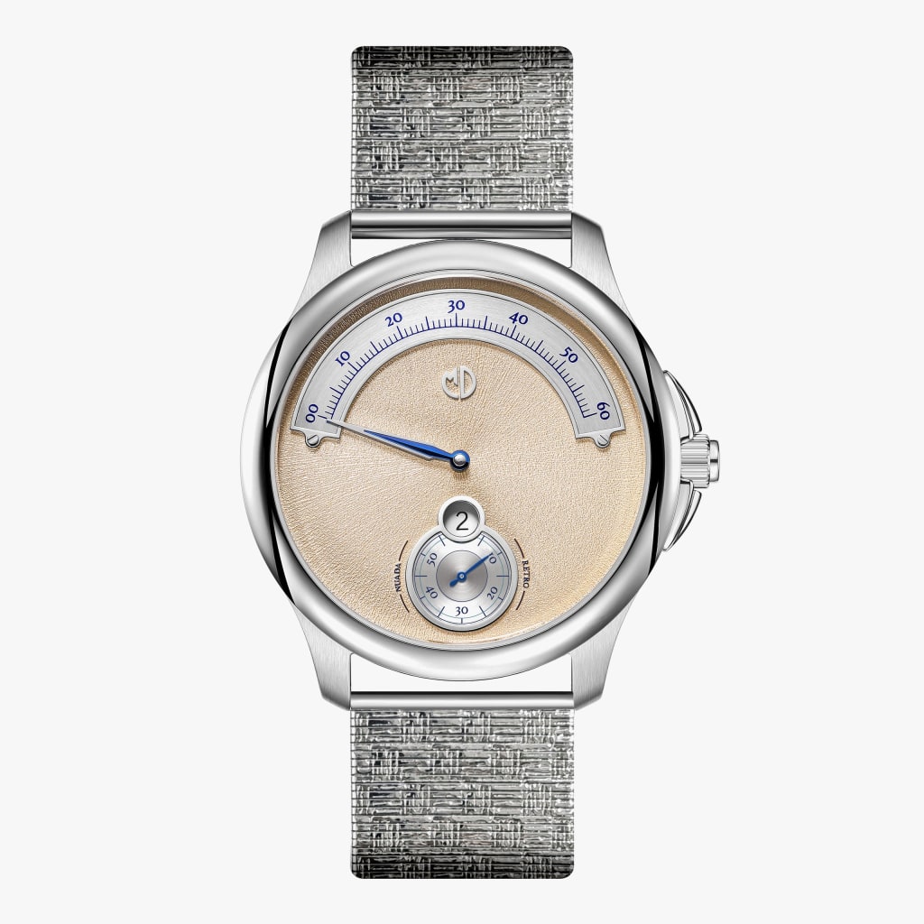 MD Watches Nuada Copar Automatic Plated Mesh Strap