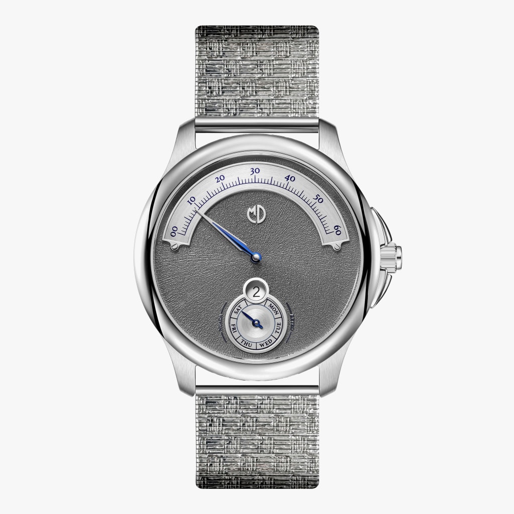 MD Watches Nuada Silvern Plated Mesh Strap