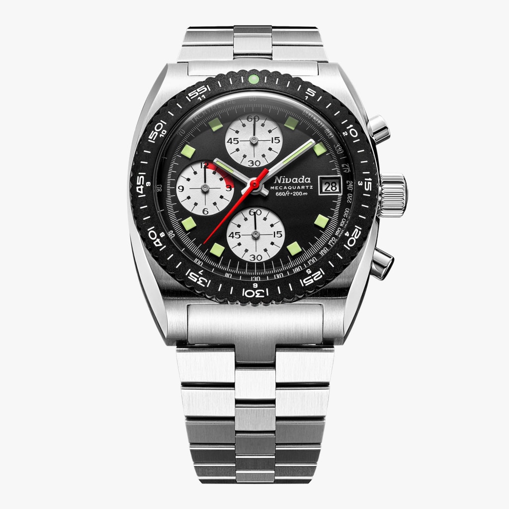 Nivada Autochron Reverse Panda Mecaquartz - Bracelet