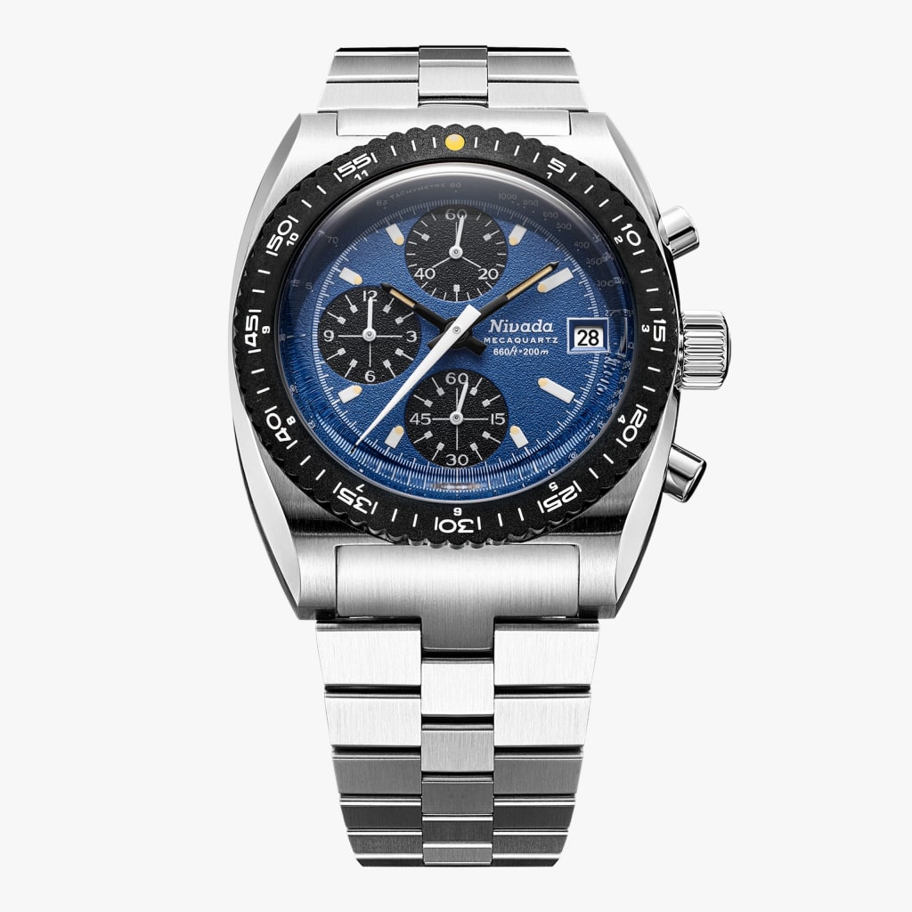 Nivada Autochron Blue Mecaquartz - Bracelet