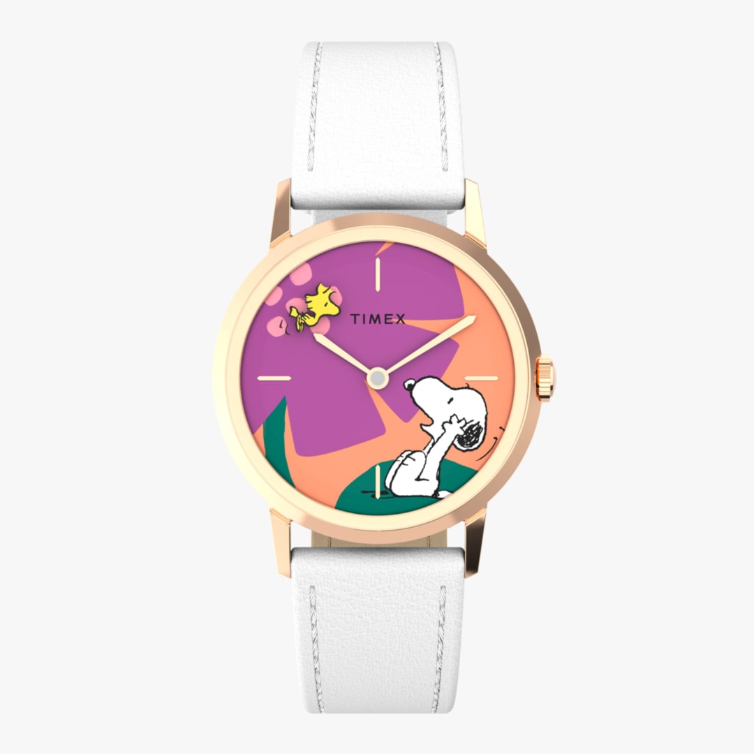 Timex Peanuts® x Timex Marlin® Hand-Wound Snoopy Floral – World Watch ...