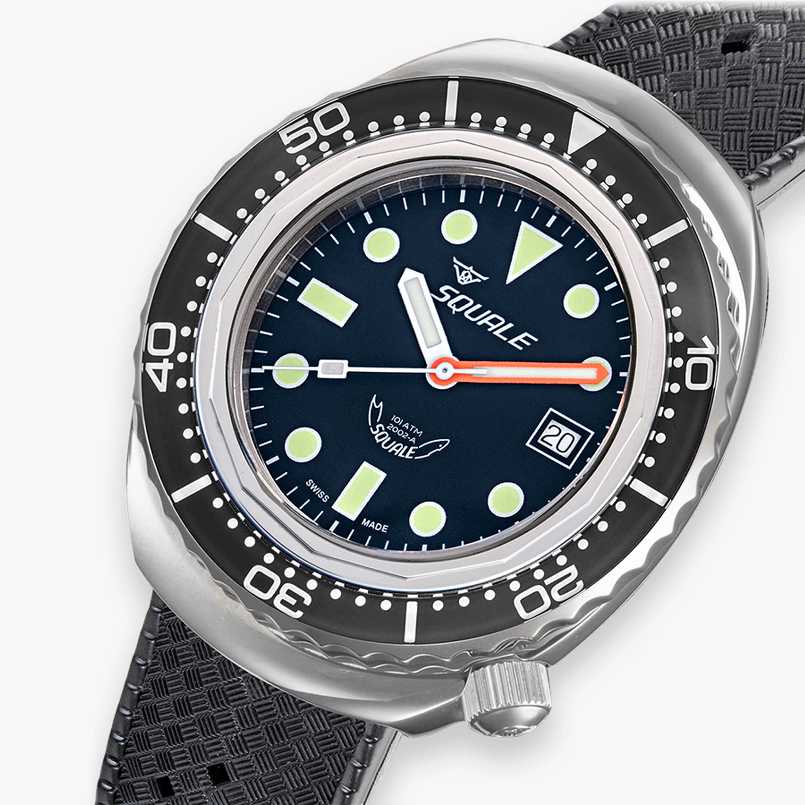 Squale 2002 Black Round Dots