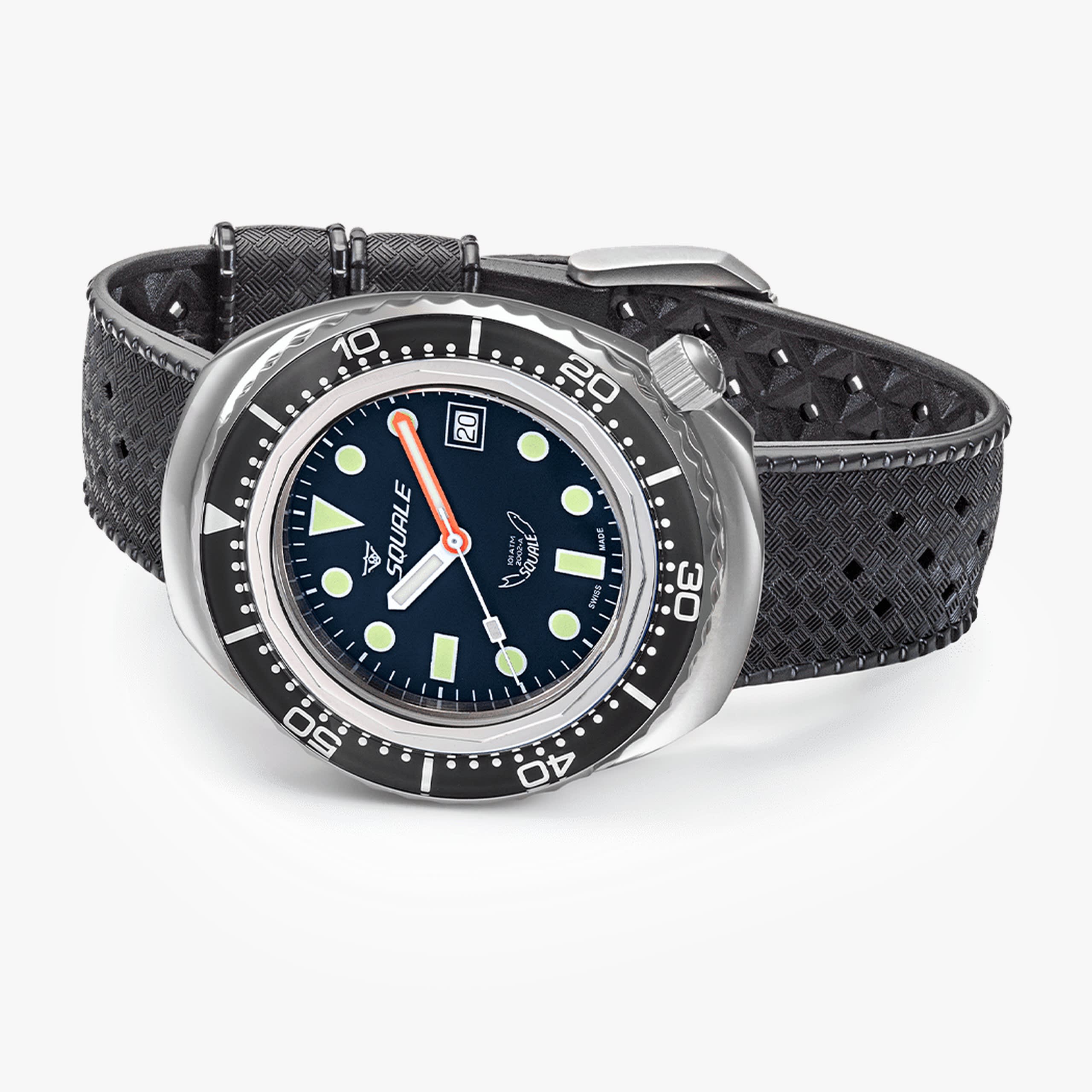 Squale 2002 Black Round Dots