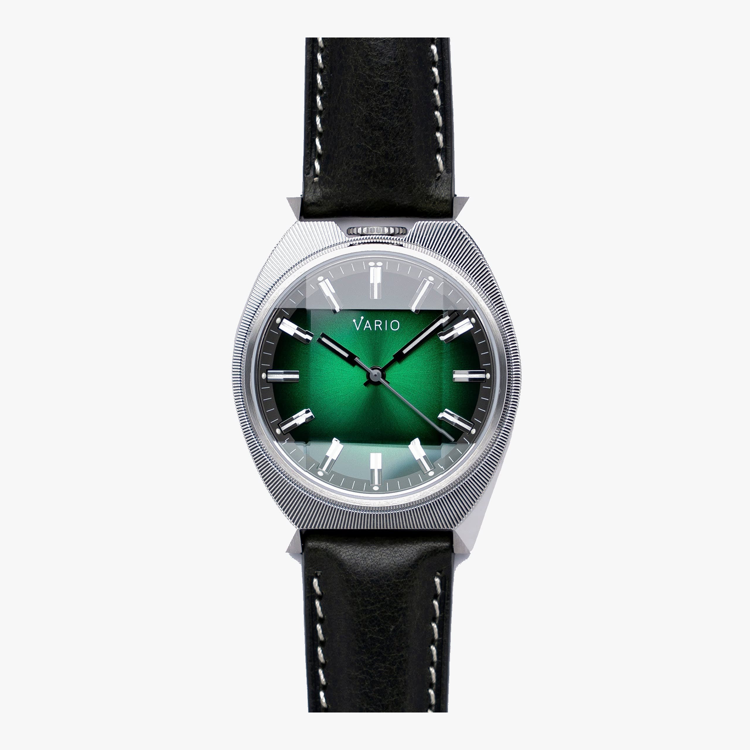 Vario Futurist Watch Sunburst Green Fume
