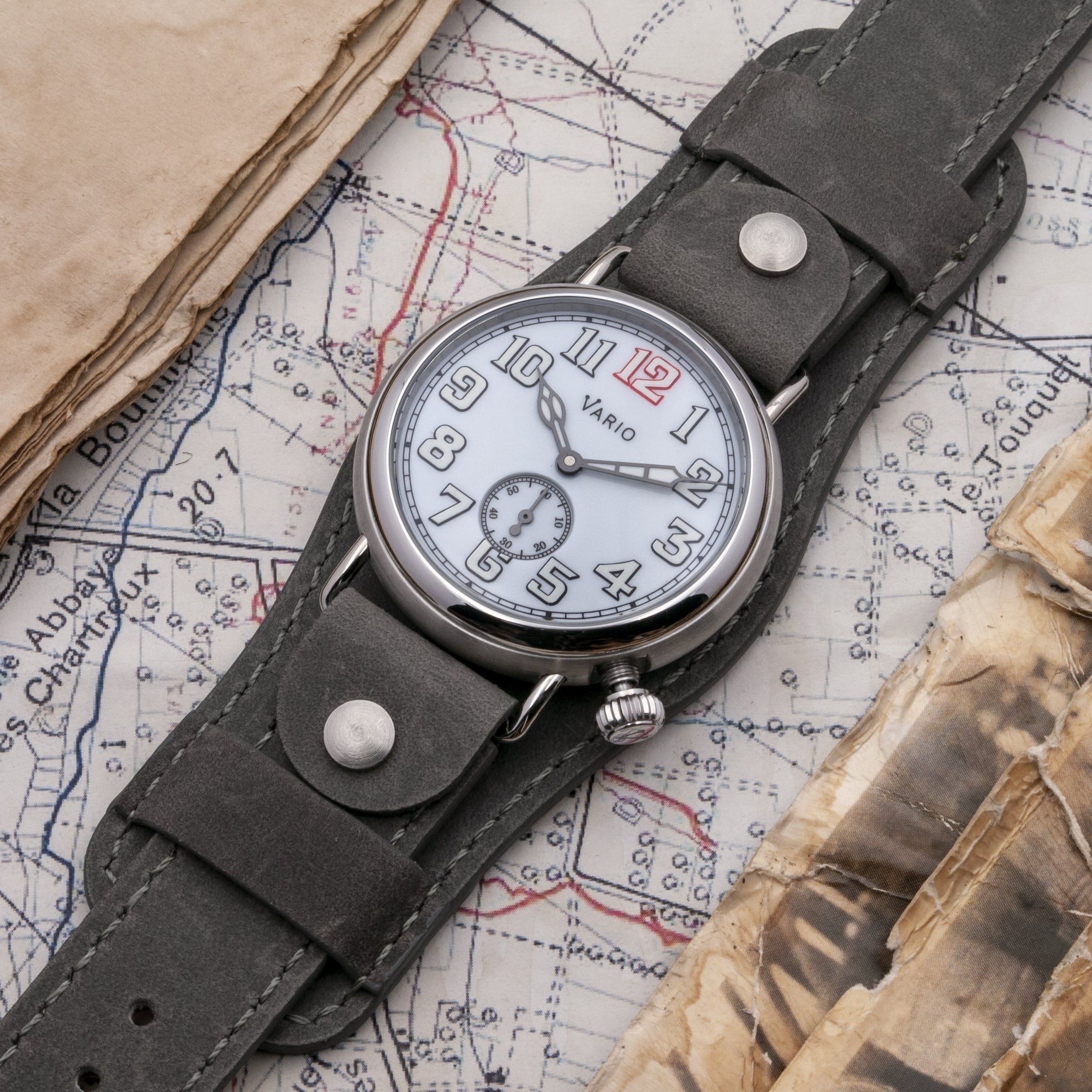 Vario 1918 Trench White Dial with White Lume