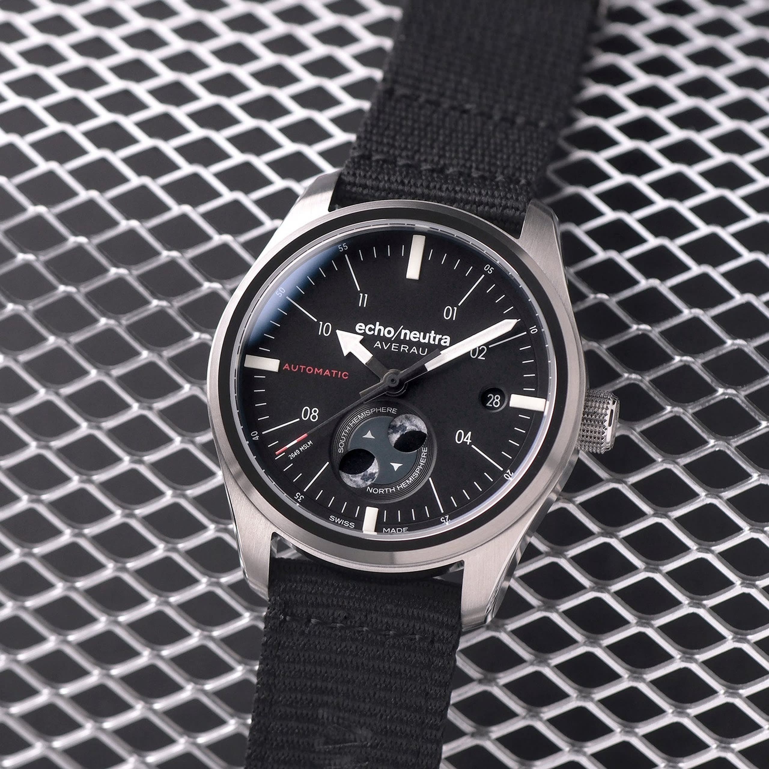 Echo/Neutra Averau 39 Moon phase Black | World Watch Museum