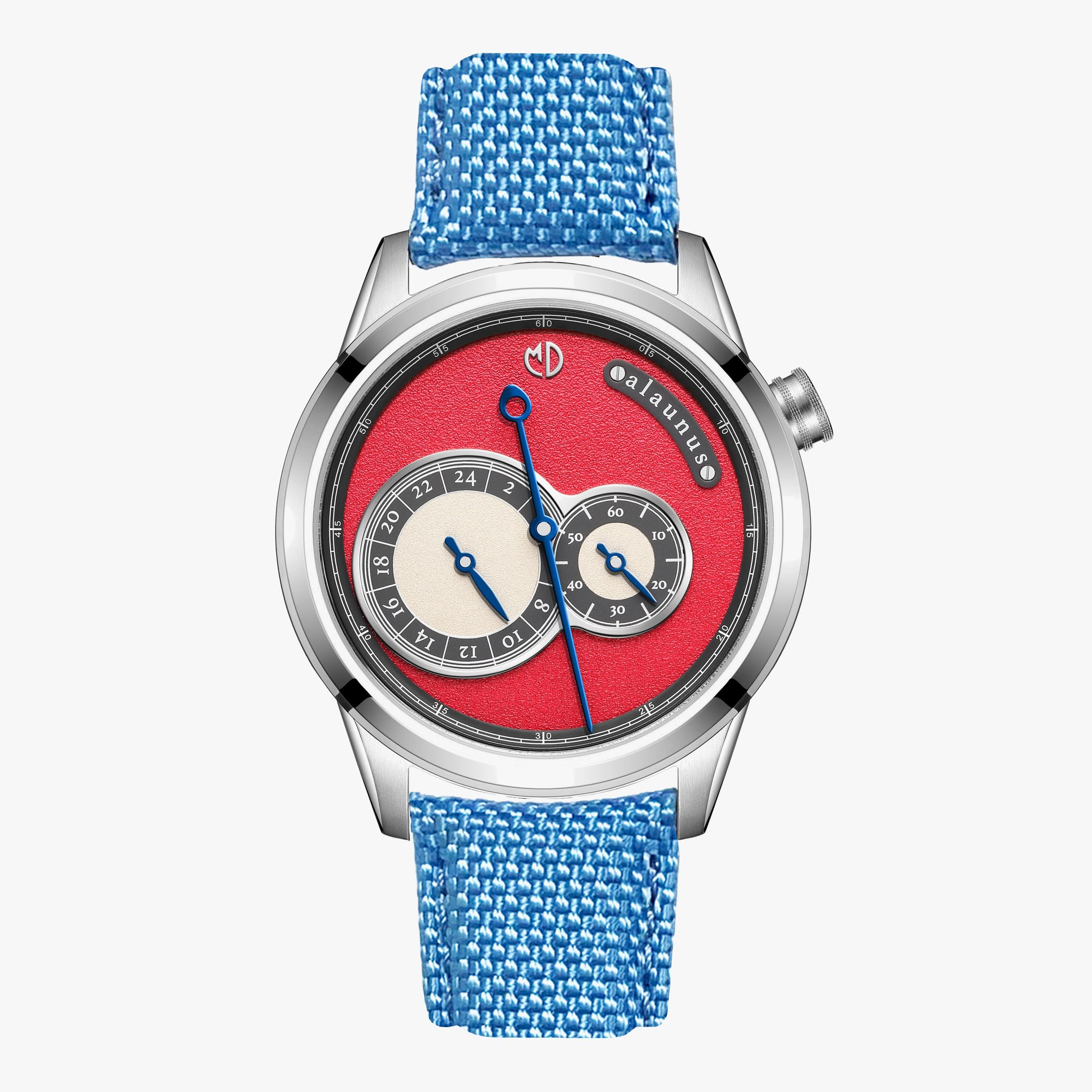 Md Watches Supernatural Alaunus Fabric Celeste Blue