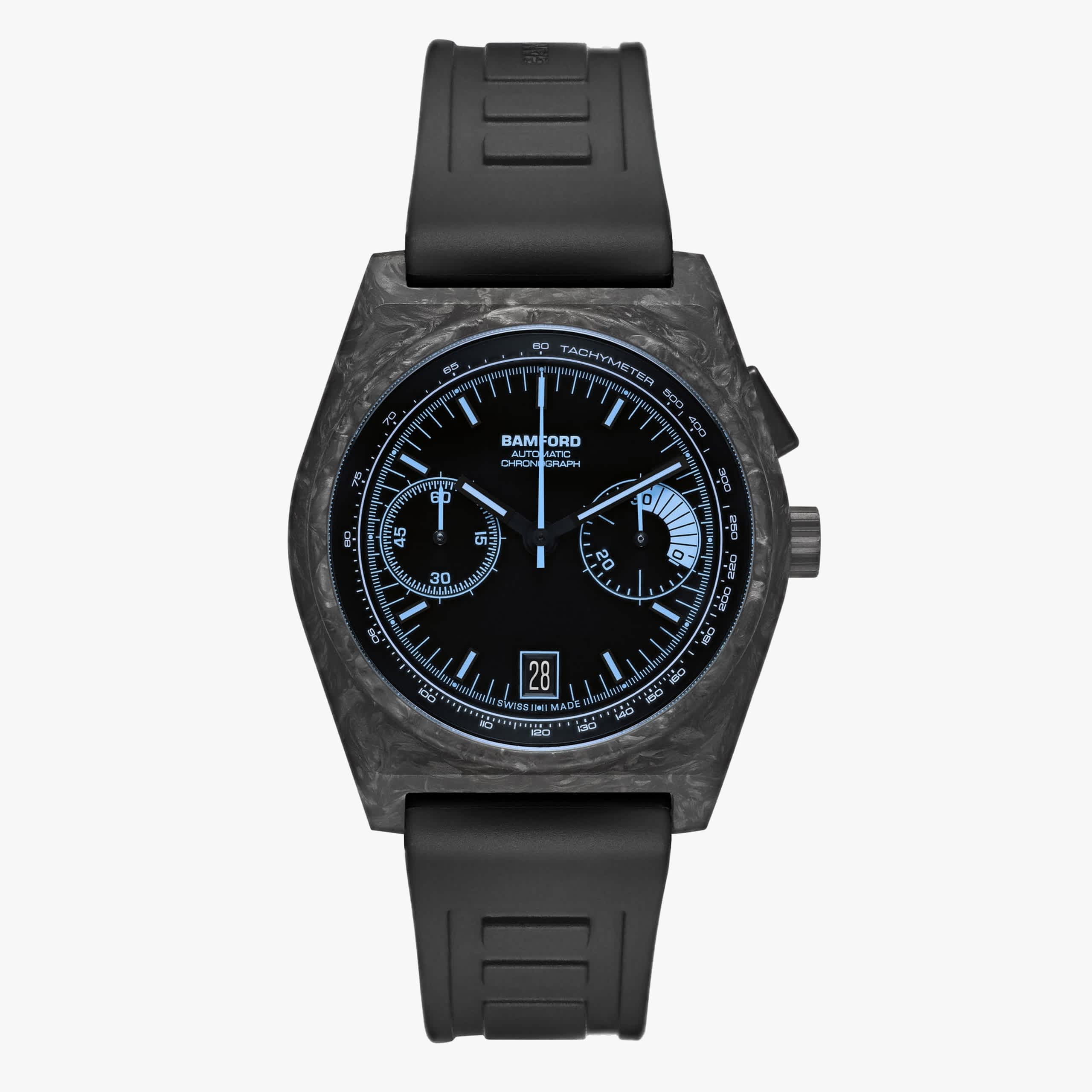 Bamford London Carbon B347 - Bamford Aqua Blue
