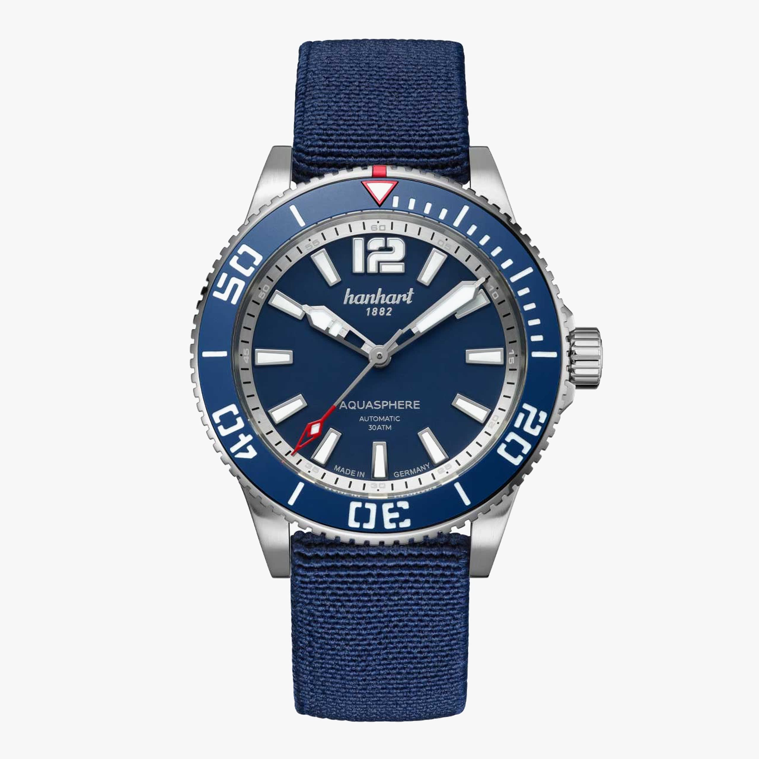 Hanhart Aquasphere FreeFall Blue, 42mm