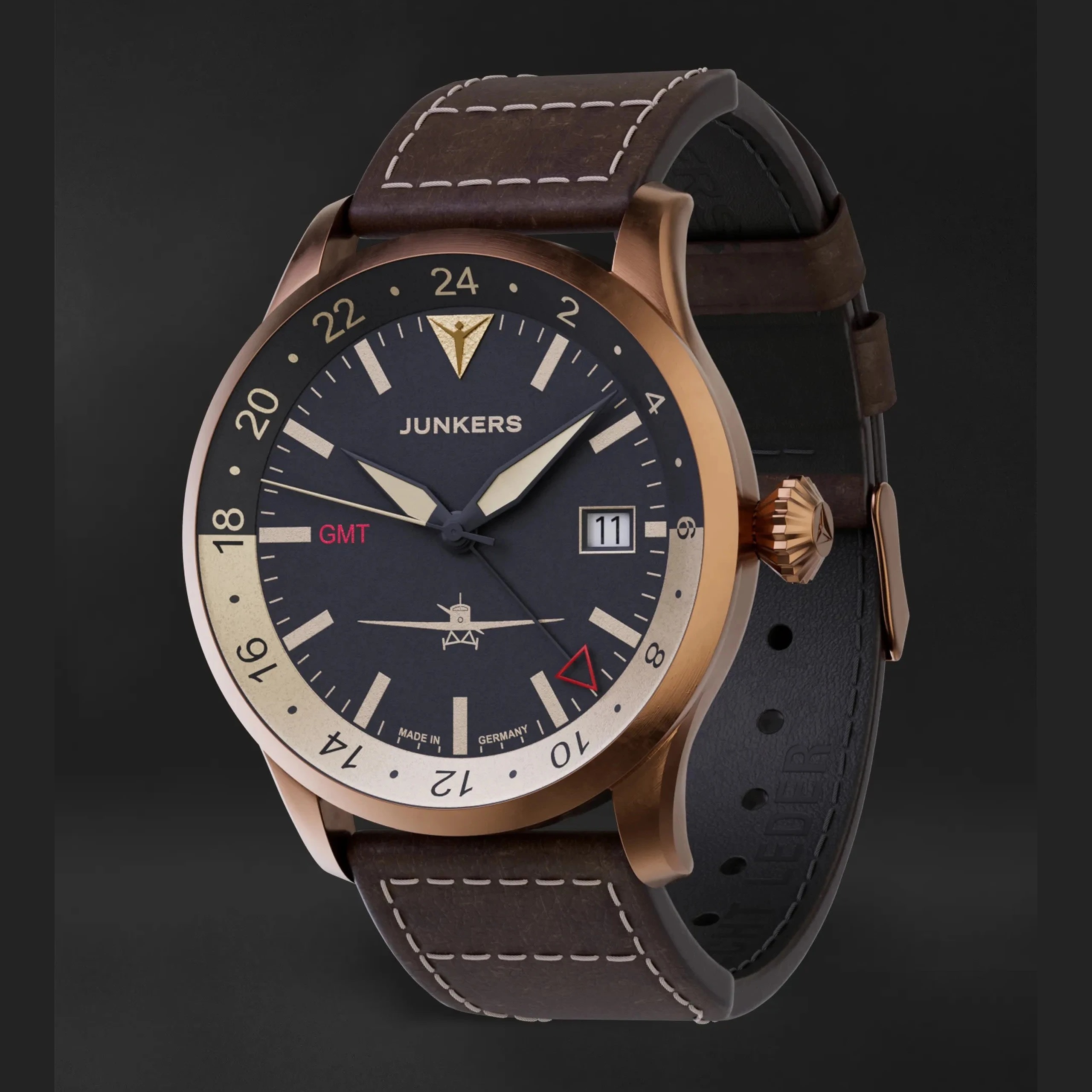Junkers Flieger GMT Automático