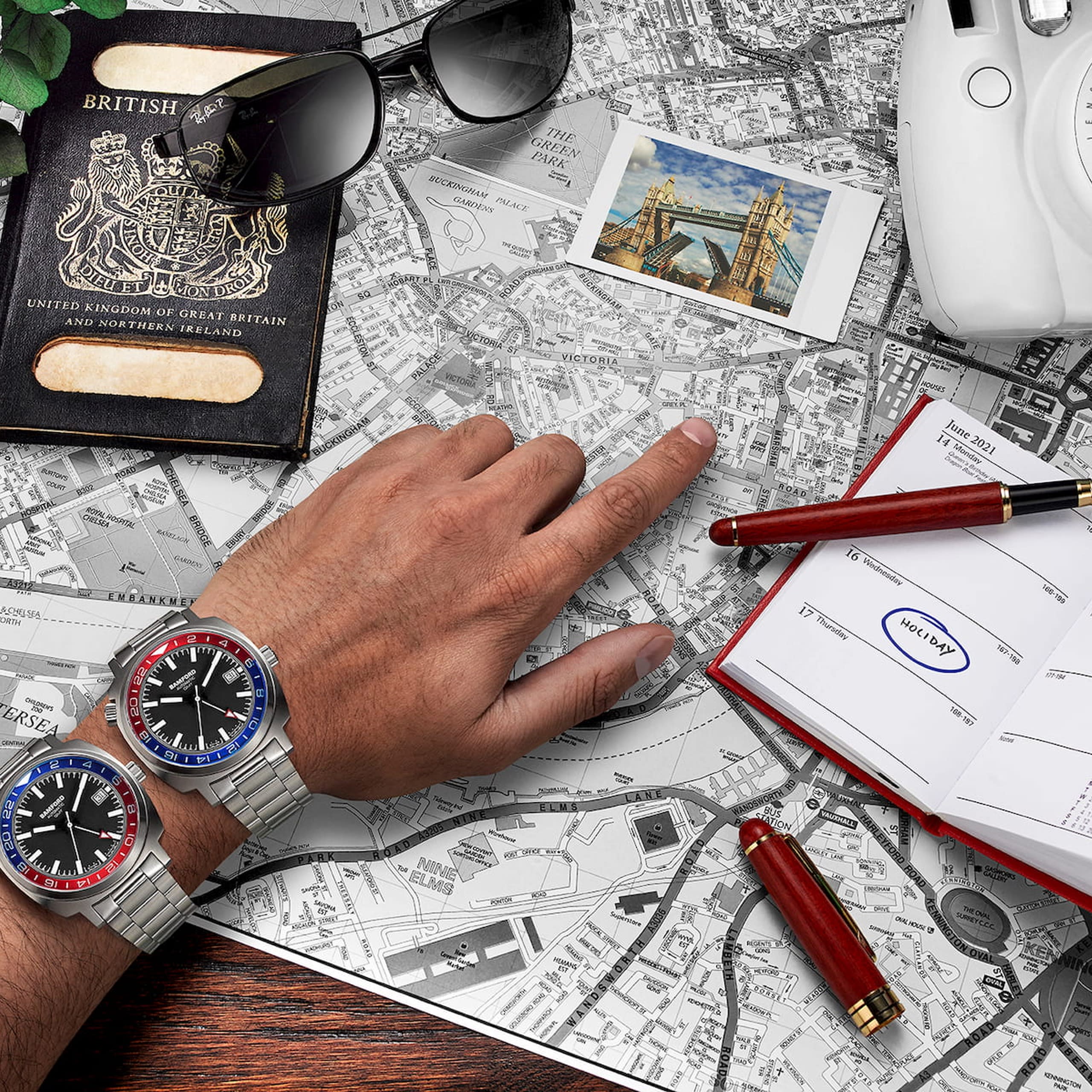 Bamford London GMT Steel - Heritage
