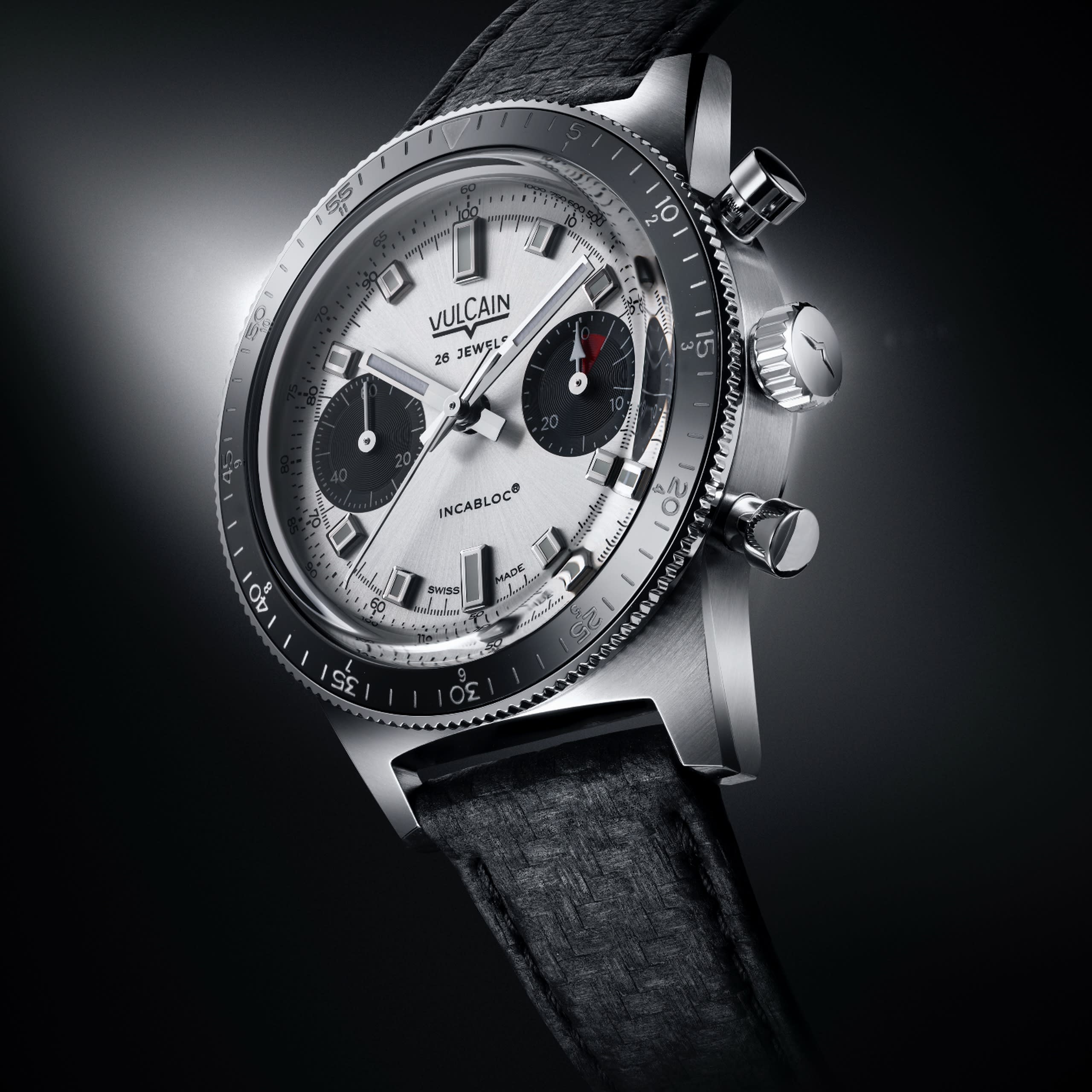 Vulcain Skindiver Chronograph White Bead of Rice