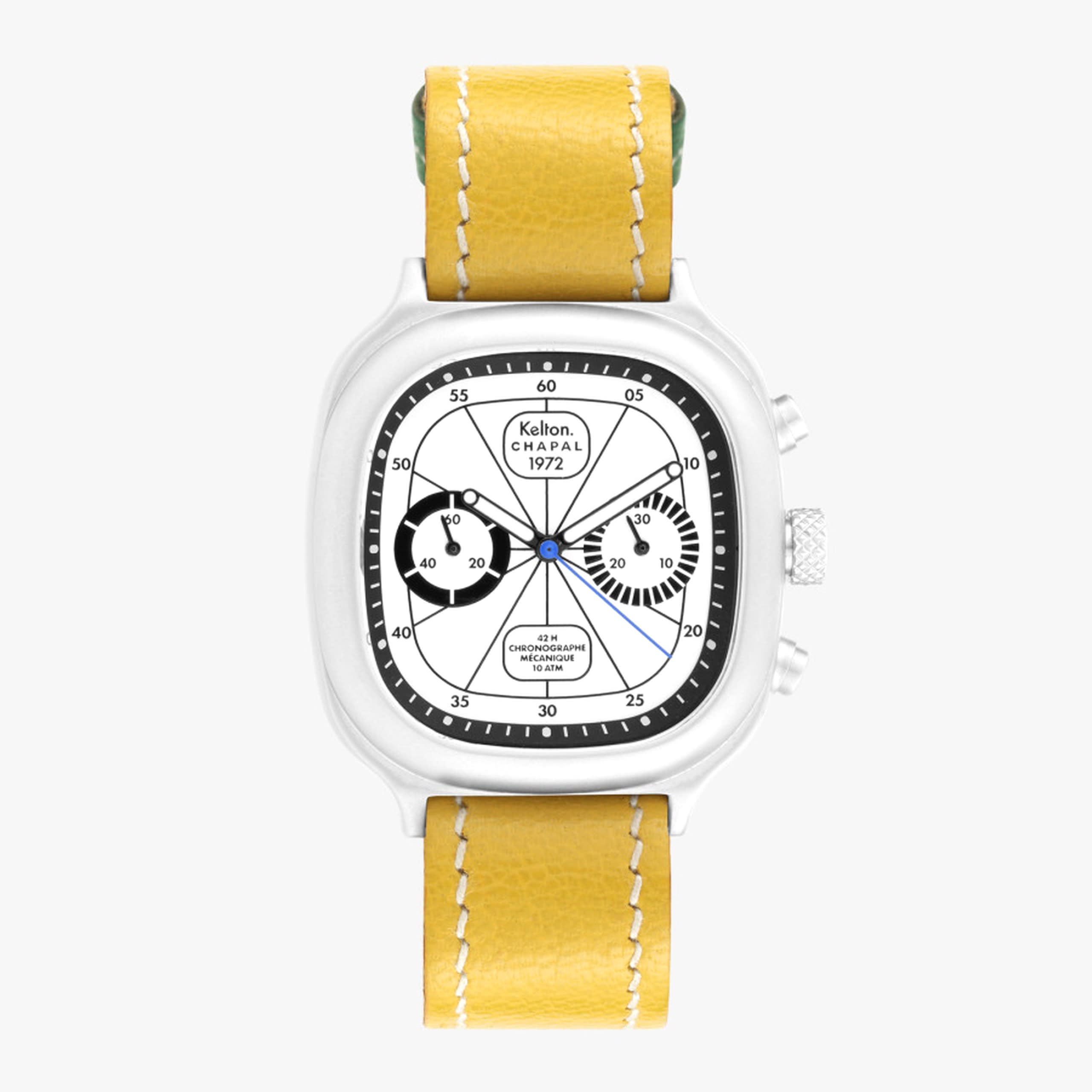 Kelton Chronographe 1972 Skywhite Kelton x Chapal