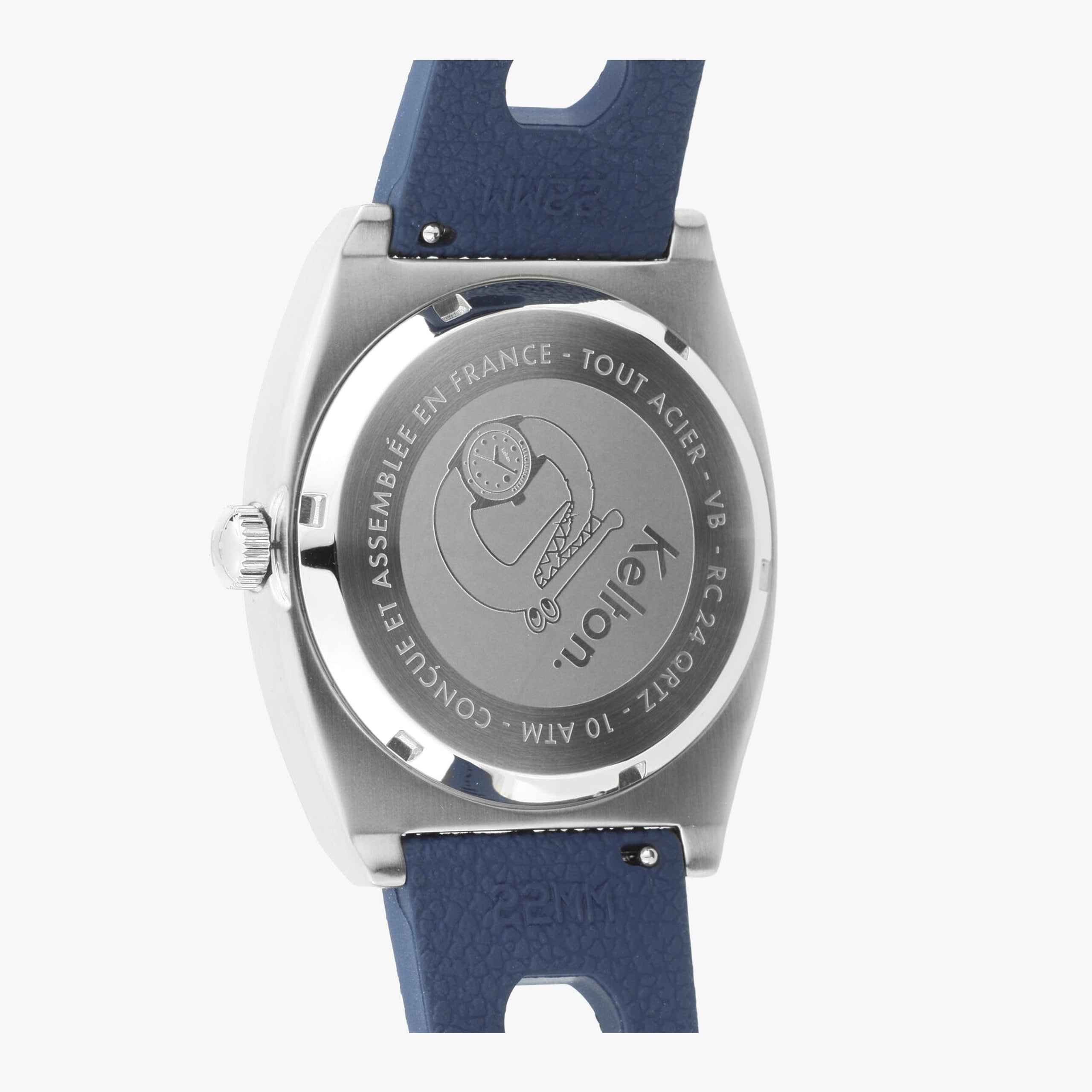 Kelton RC24 Petroleum Blue Quartz Watch – Blue tropic racing strap