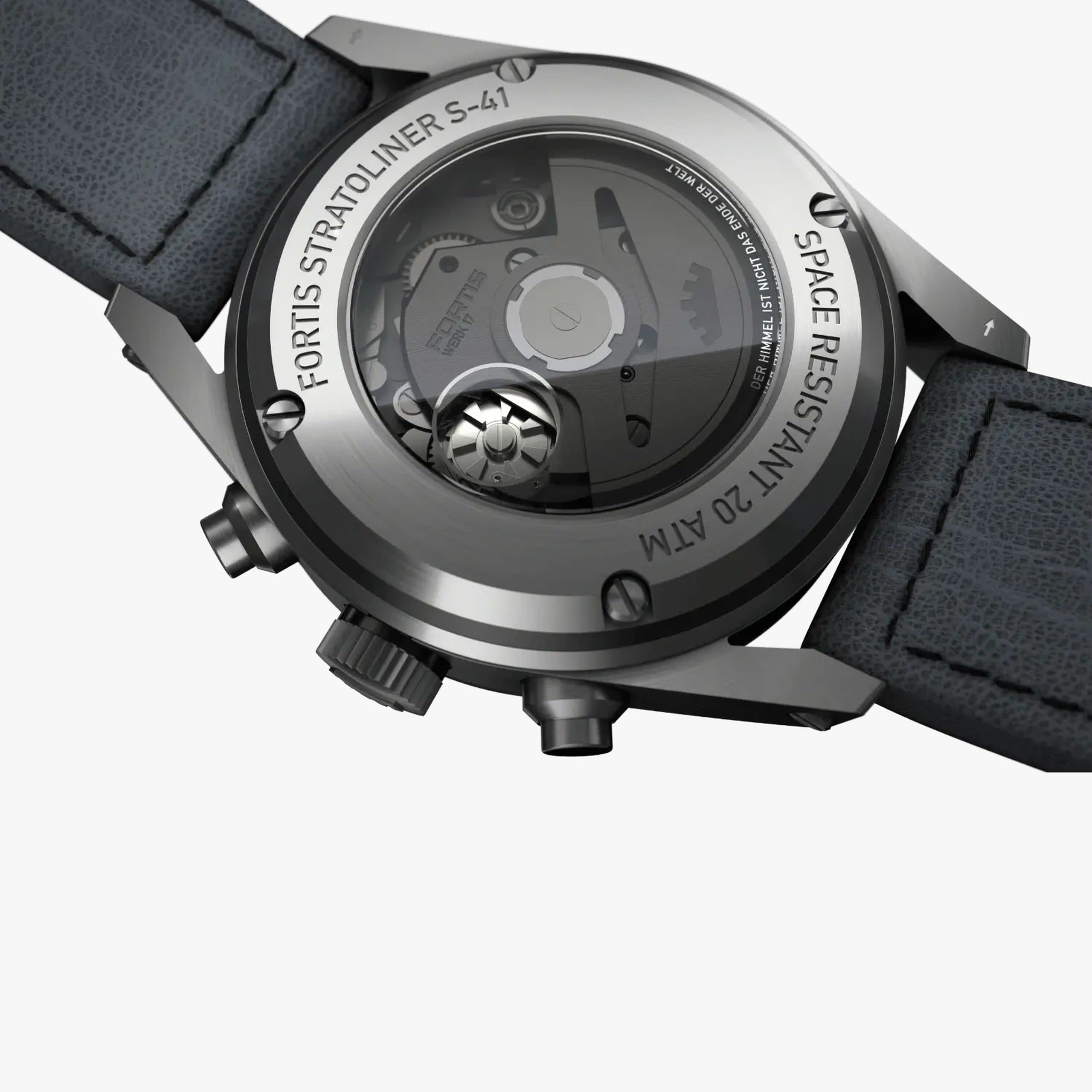 Fortis Stratoliner S-41 - Blue Japan / Aviator Strap