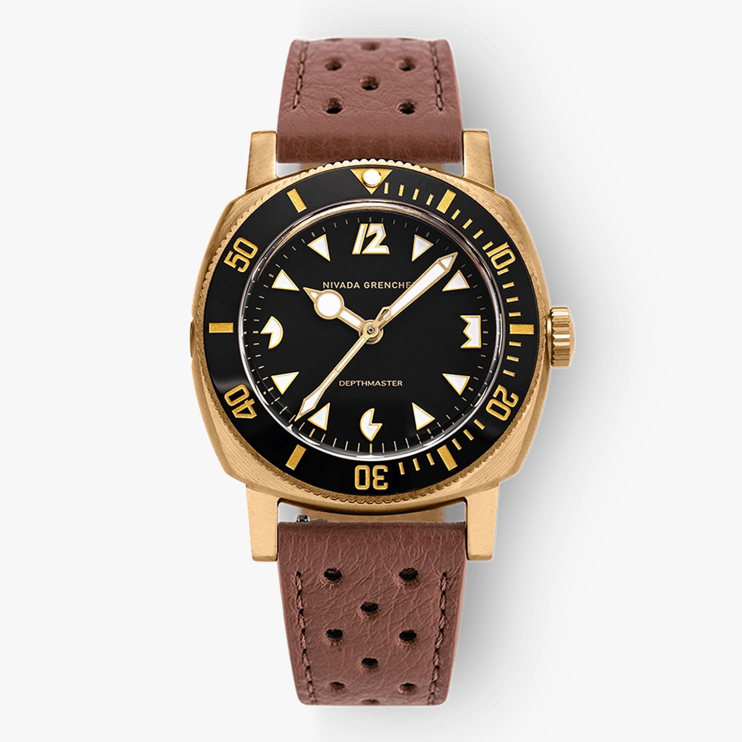 Nivada Depthmaster Bronze - Brown Racing Strap