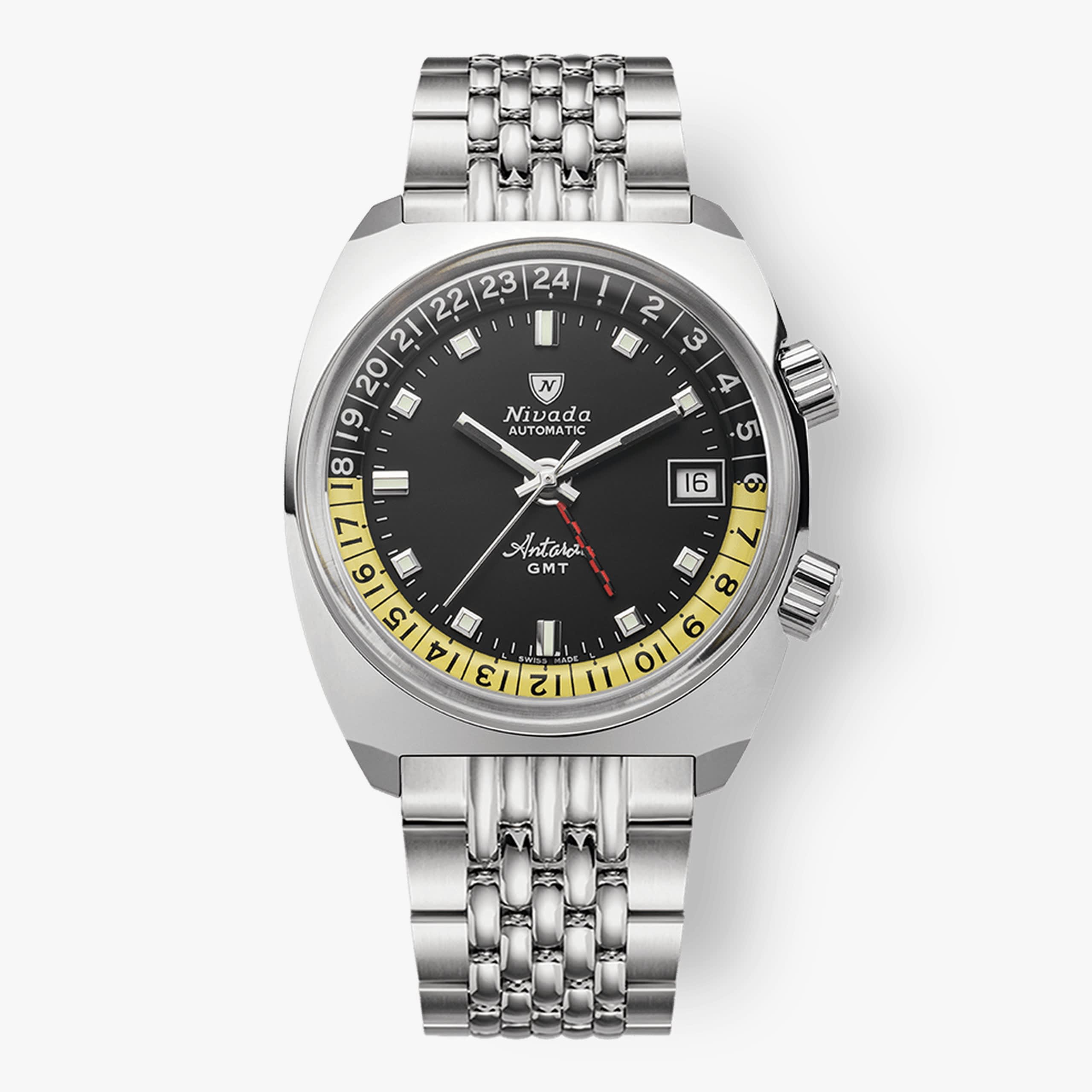 Nivada Antarctic GMT - Black - Beads of rice
