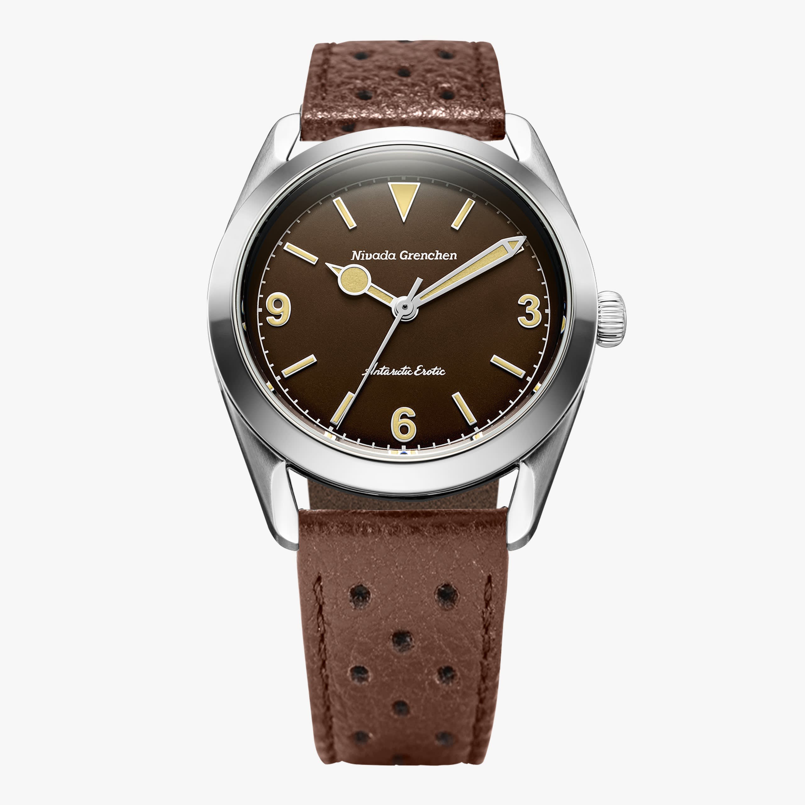 Nivada Antarctic Erotic - Brown - Brown Racing strap