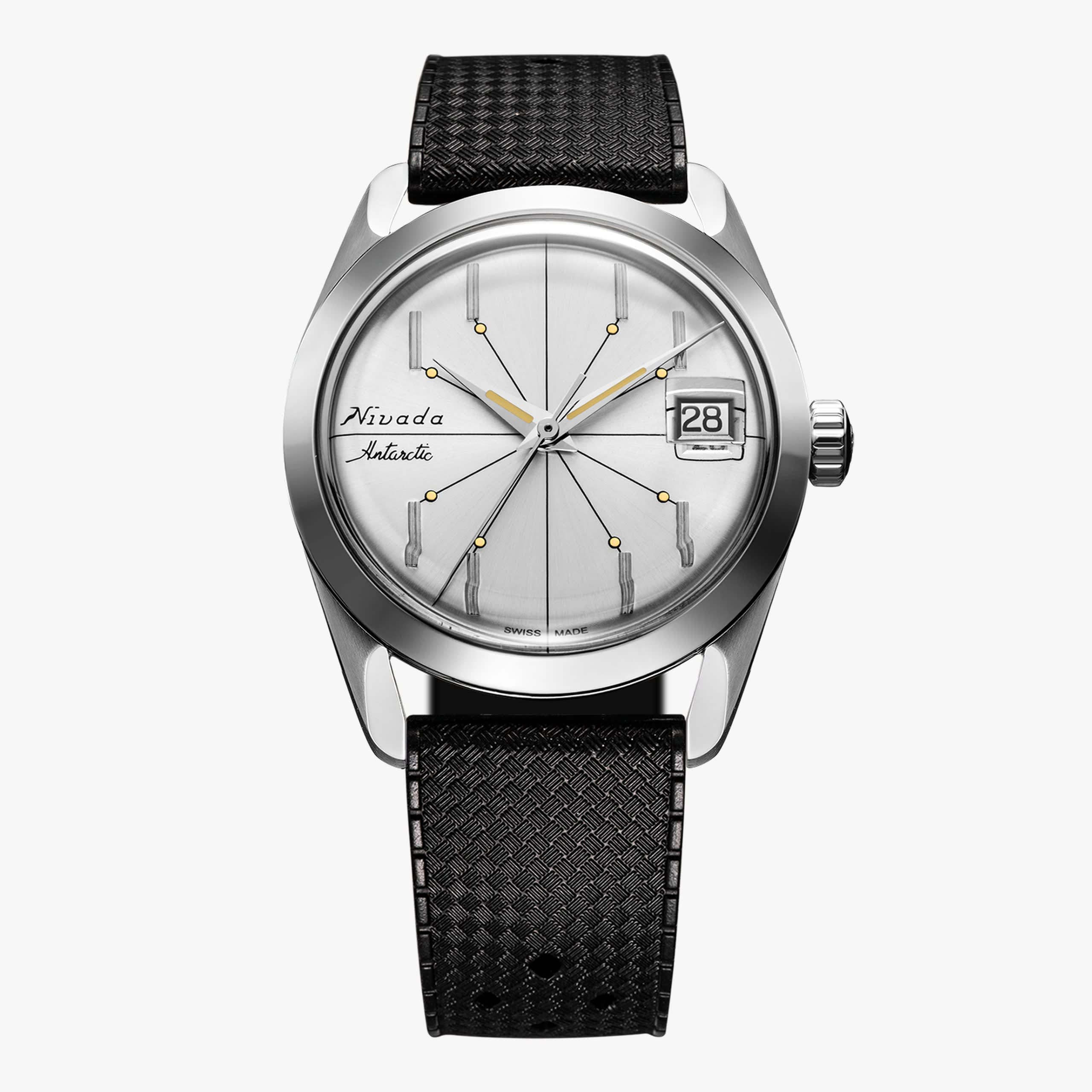 Nivada Antarctic Spider Silver - 35mm - Rubber tropic