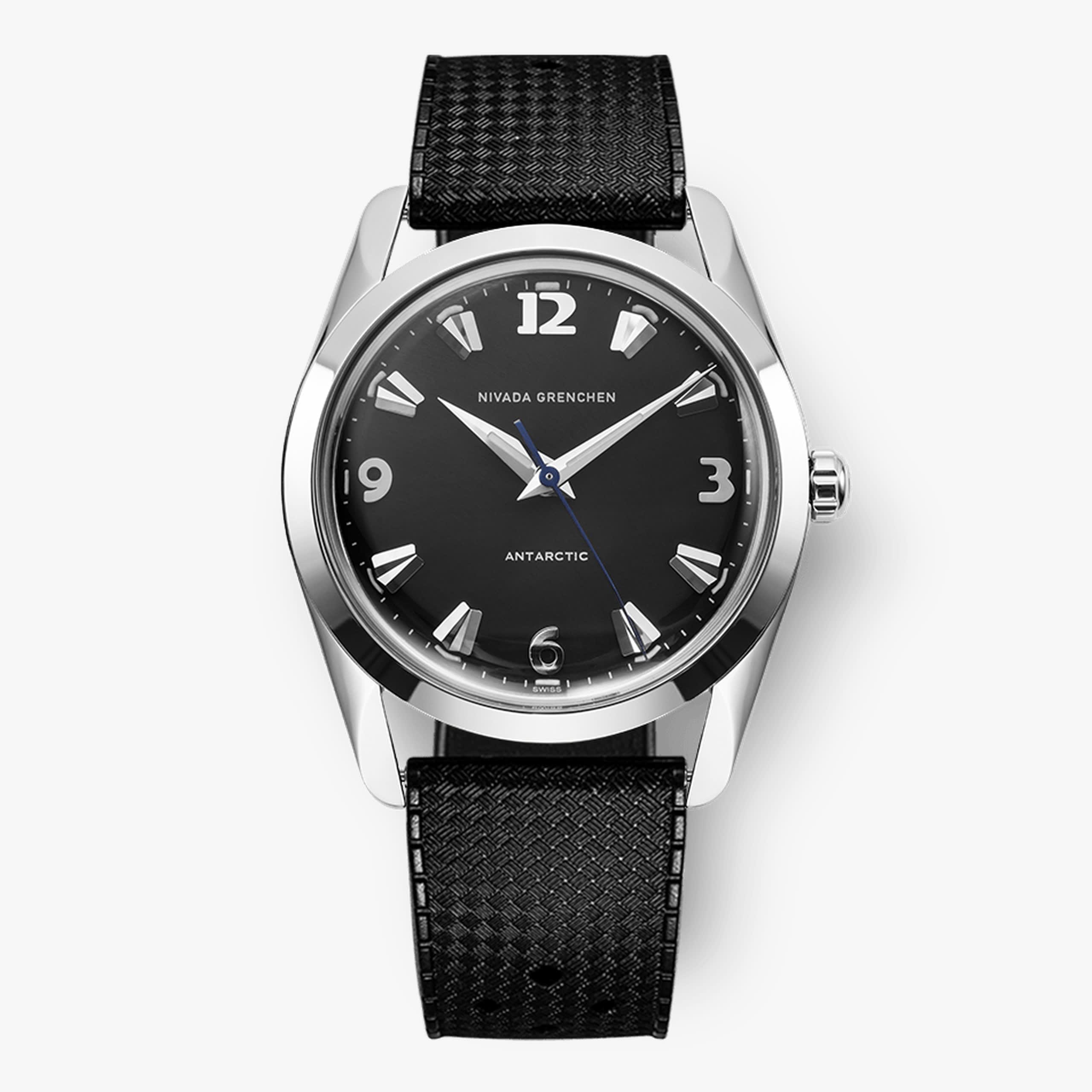 Nivada Antarctic Black White Luminova - 35mm - Rubber Troppic