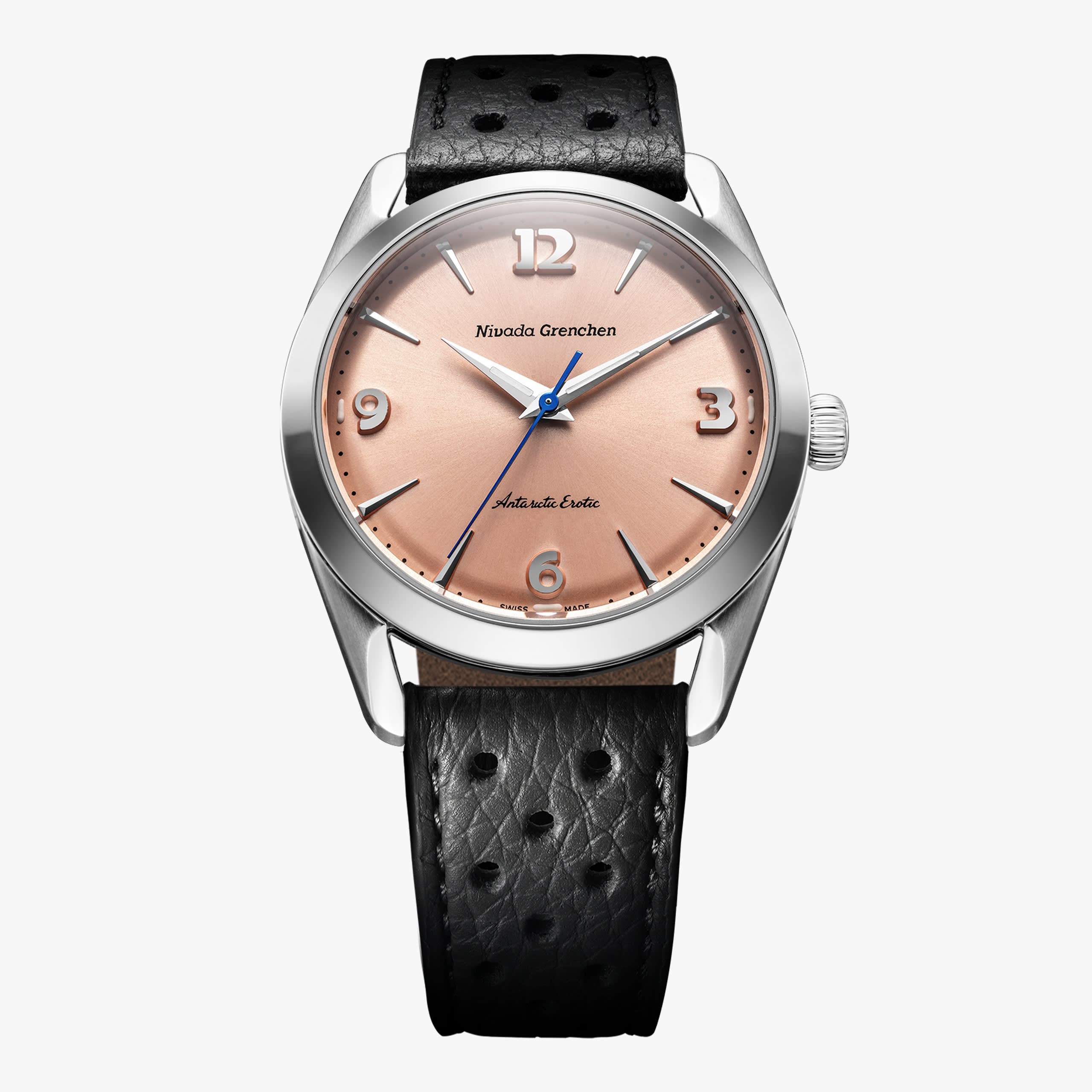 Nivada Antarctic Erotic - Salmon - Black Racing Strap