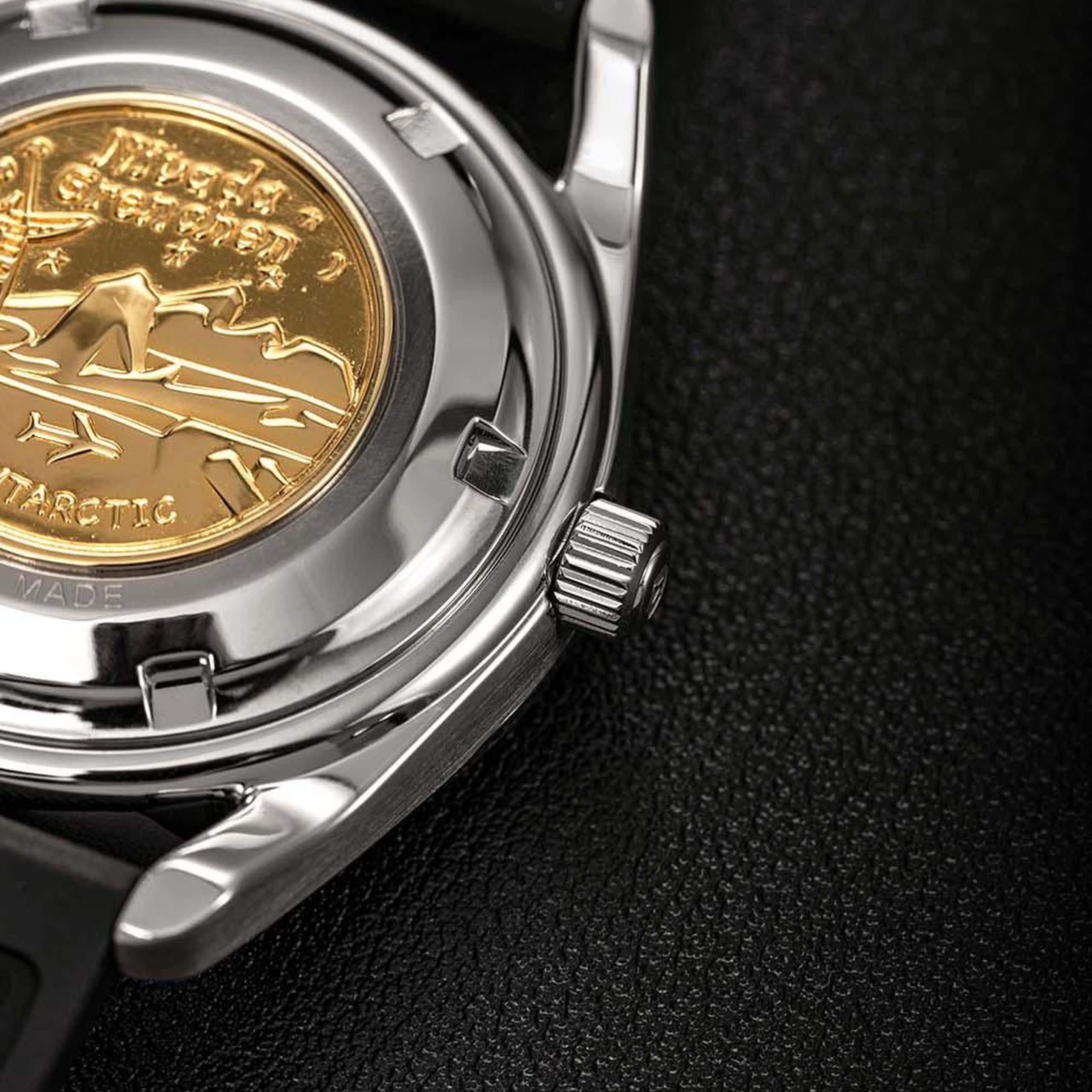 Nivada Super Antarctic Yellow - 38mm - Black Leather