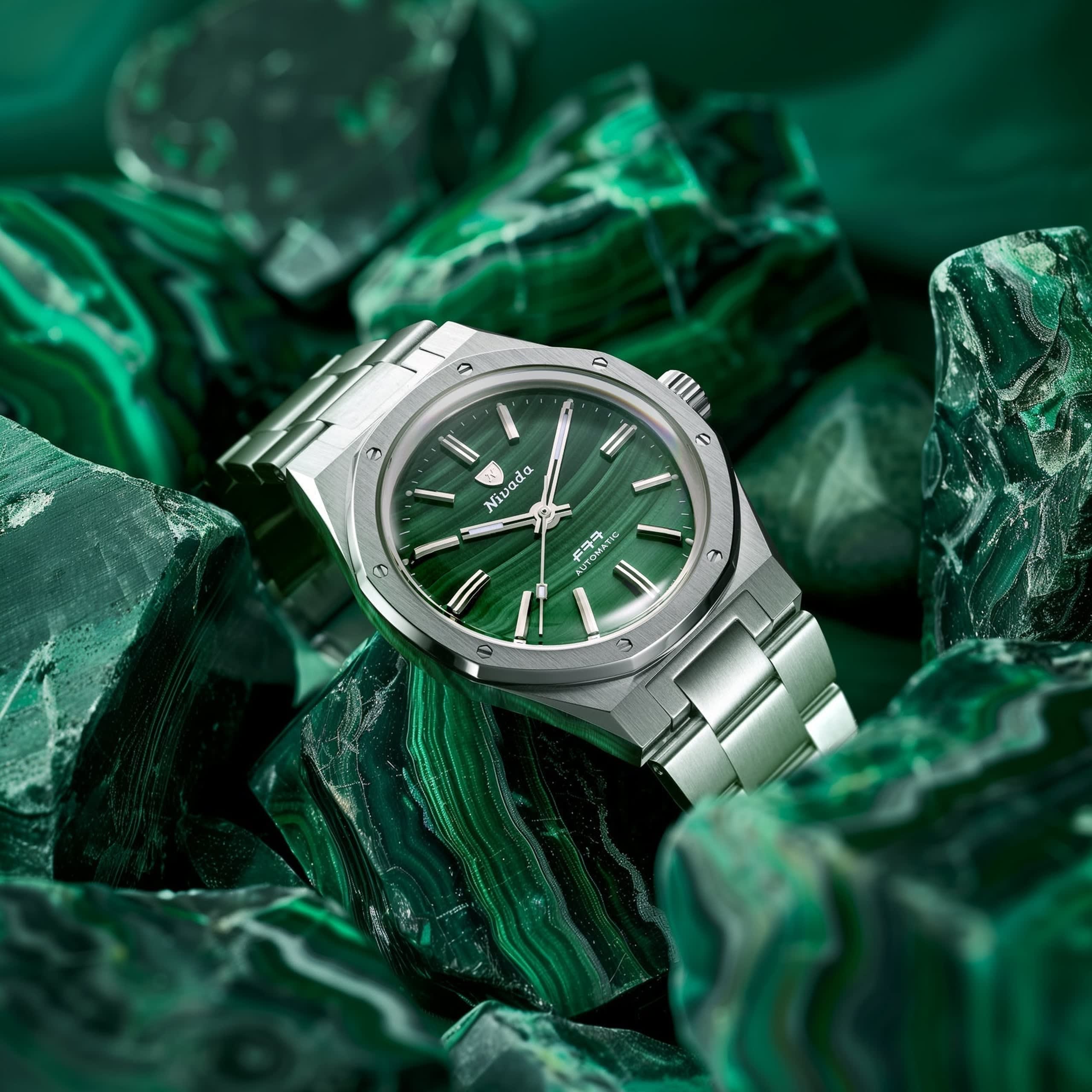 Nivada F77 Sst Malachite MK1 - 37mm - Bracelet