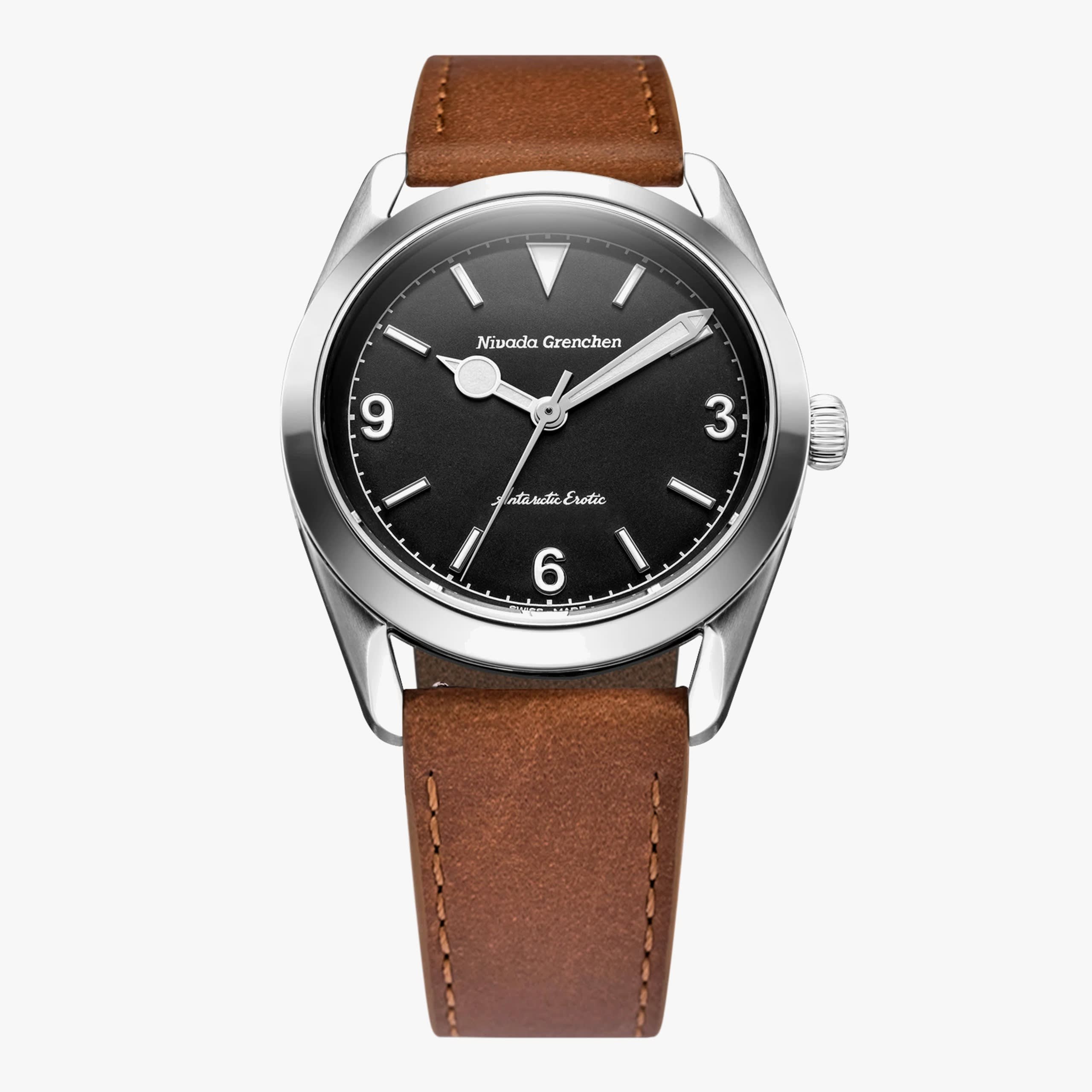Nivada Antarctic Erotic - Black - Brown Leather