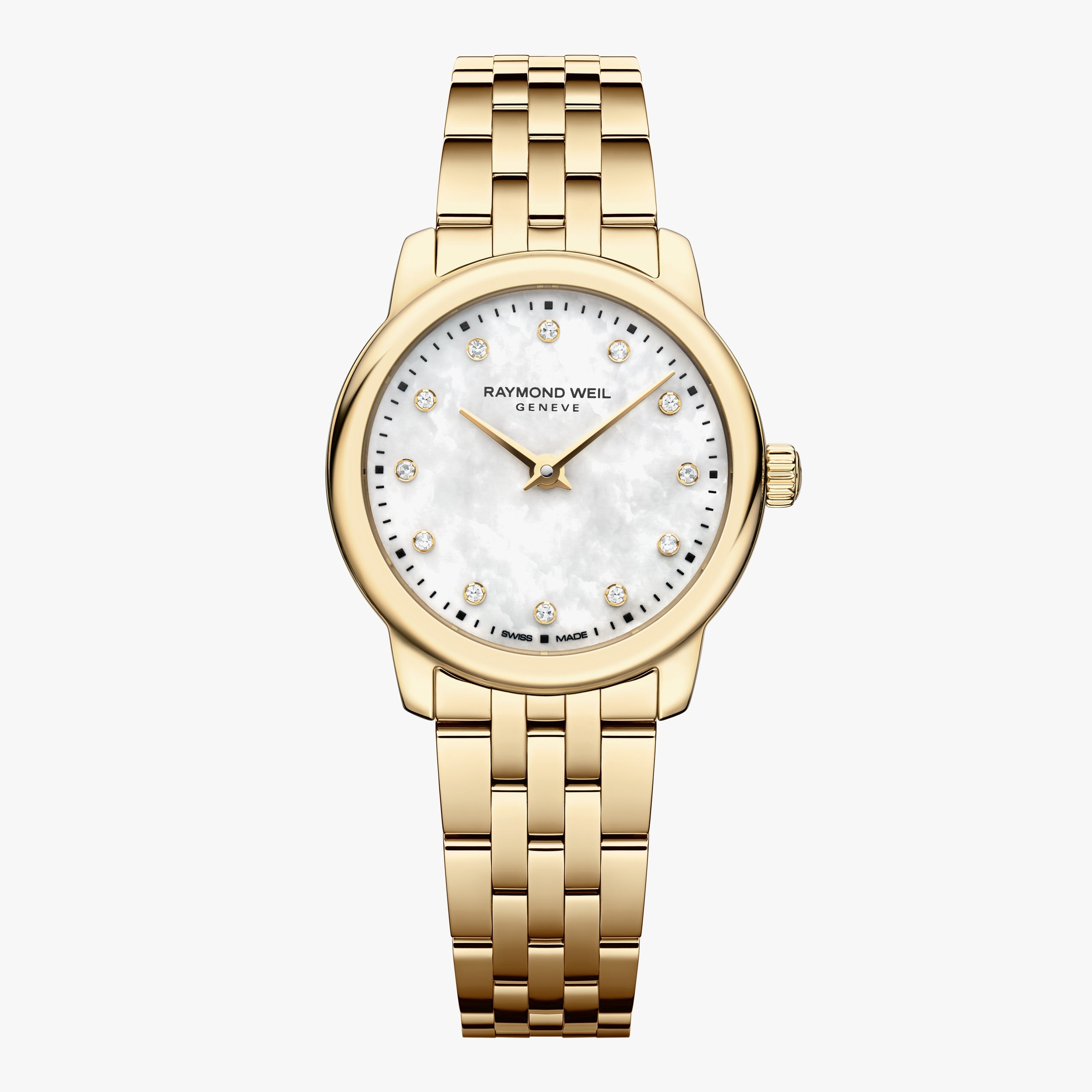 Raymond Weil Toccata Ladies Classic Gold Diamond Steel Quartz Watch