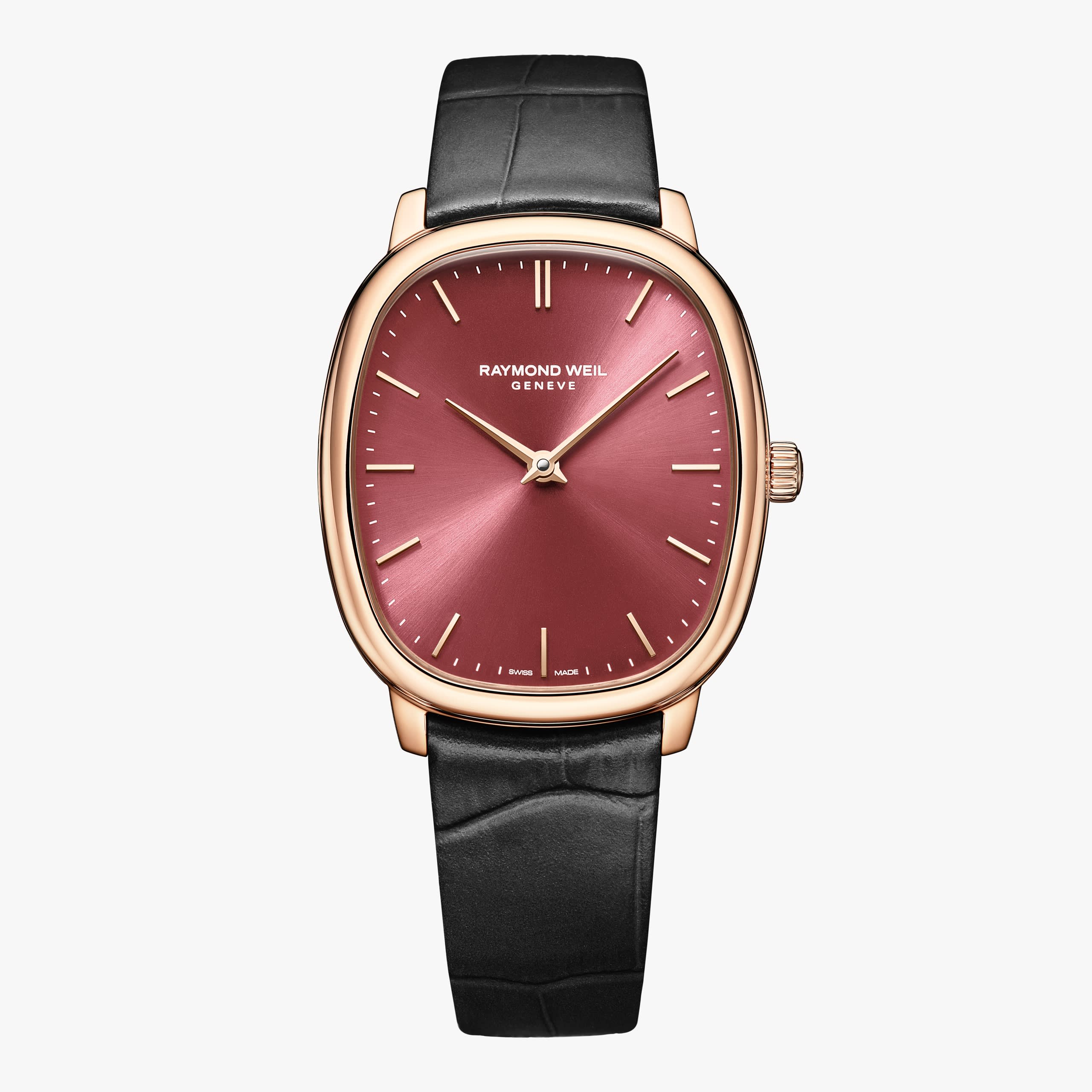 Raymond Weil Toccata Heritage Red Grape Dial Mechanical Watch, 33 x