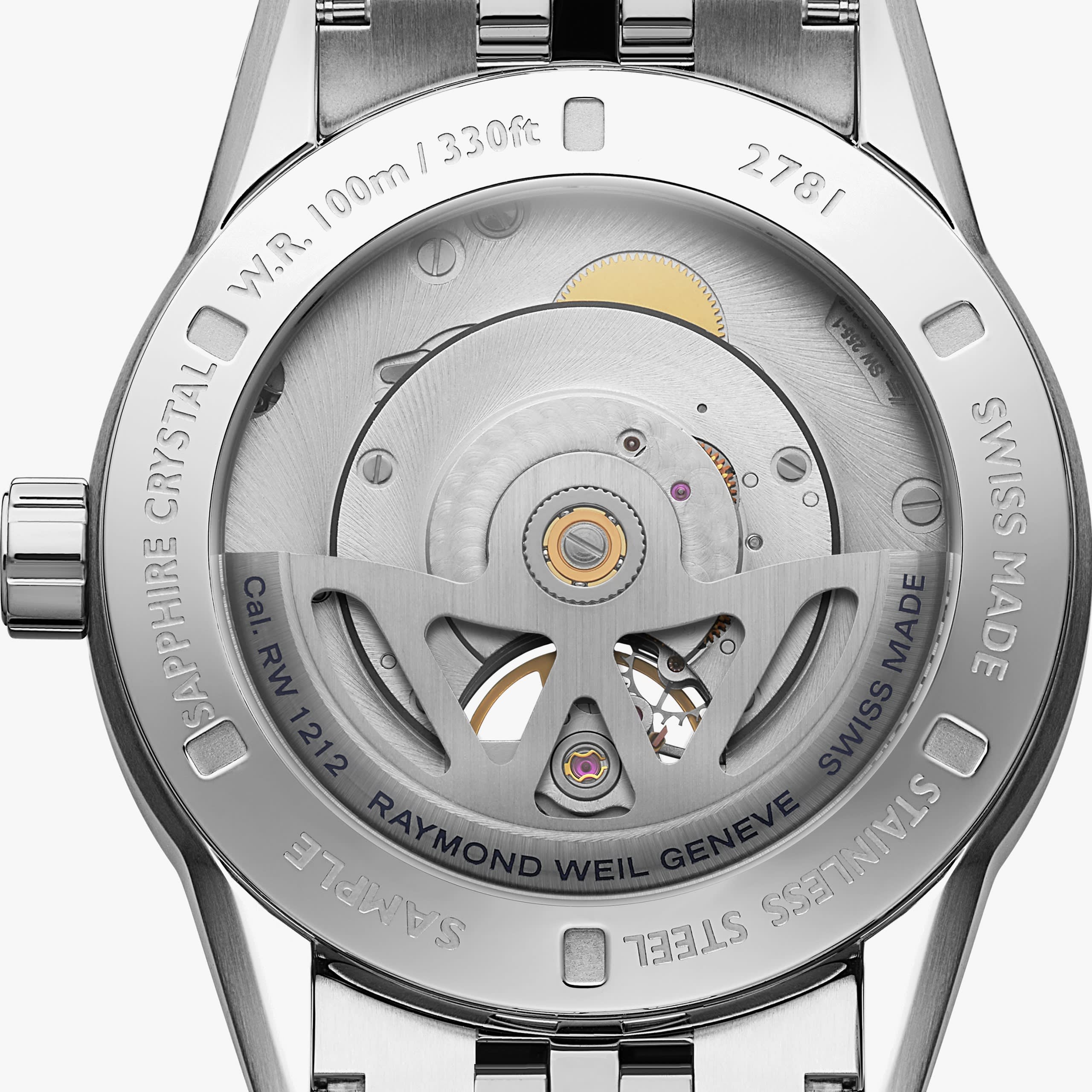 Raymond Weil Freelancer Calibre RW1212 Men's Automatic Green Steel Watch