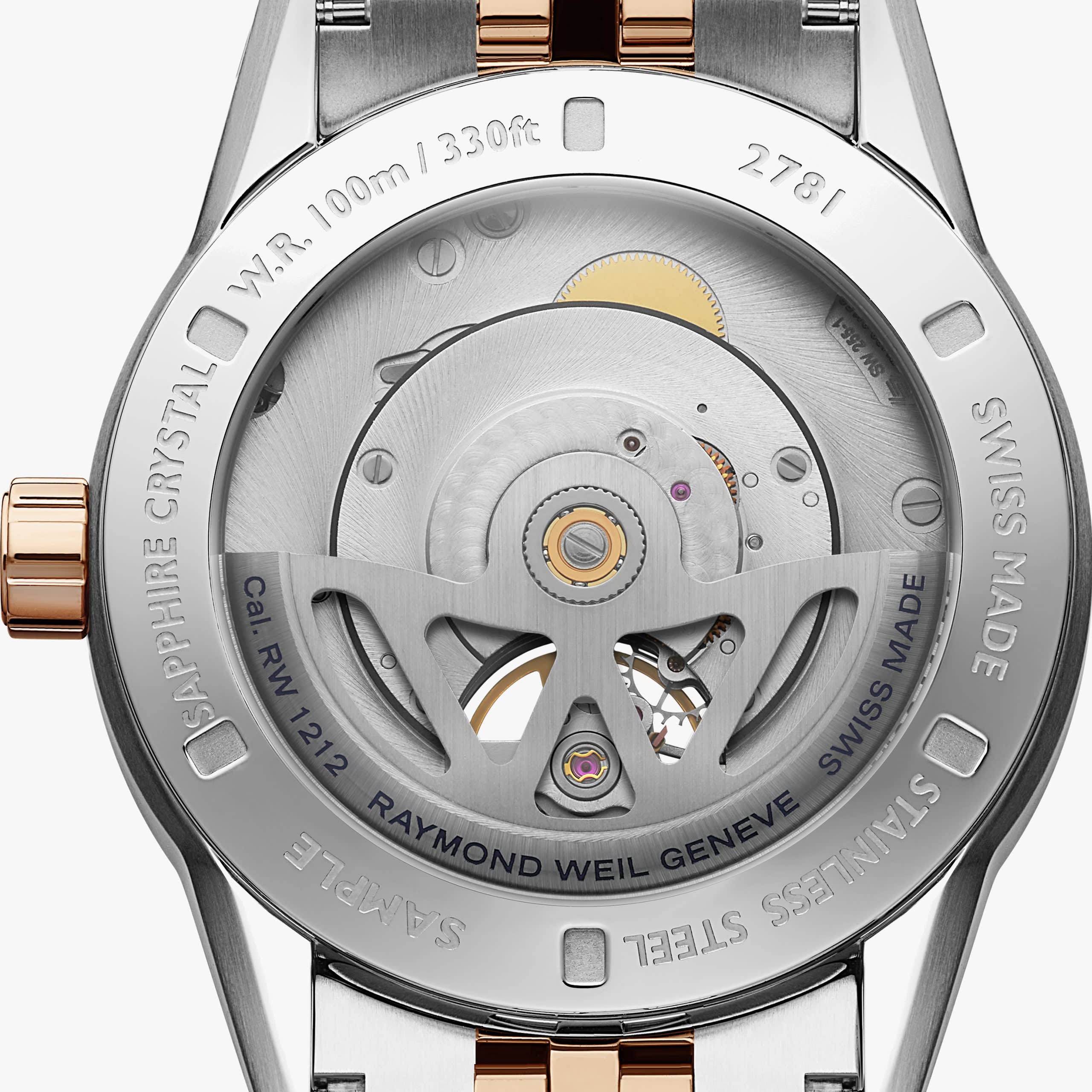 Raymond Weil Freelancer Calibre RW1212 Men's Rose Gold Automatic Watch