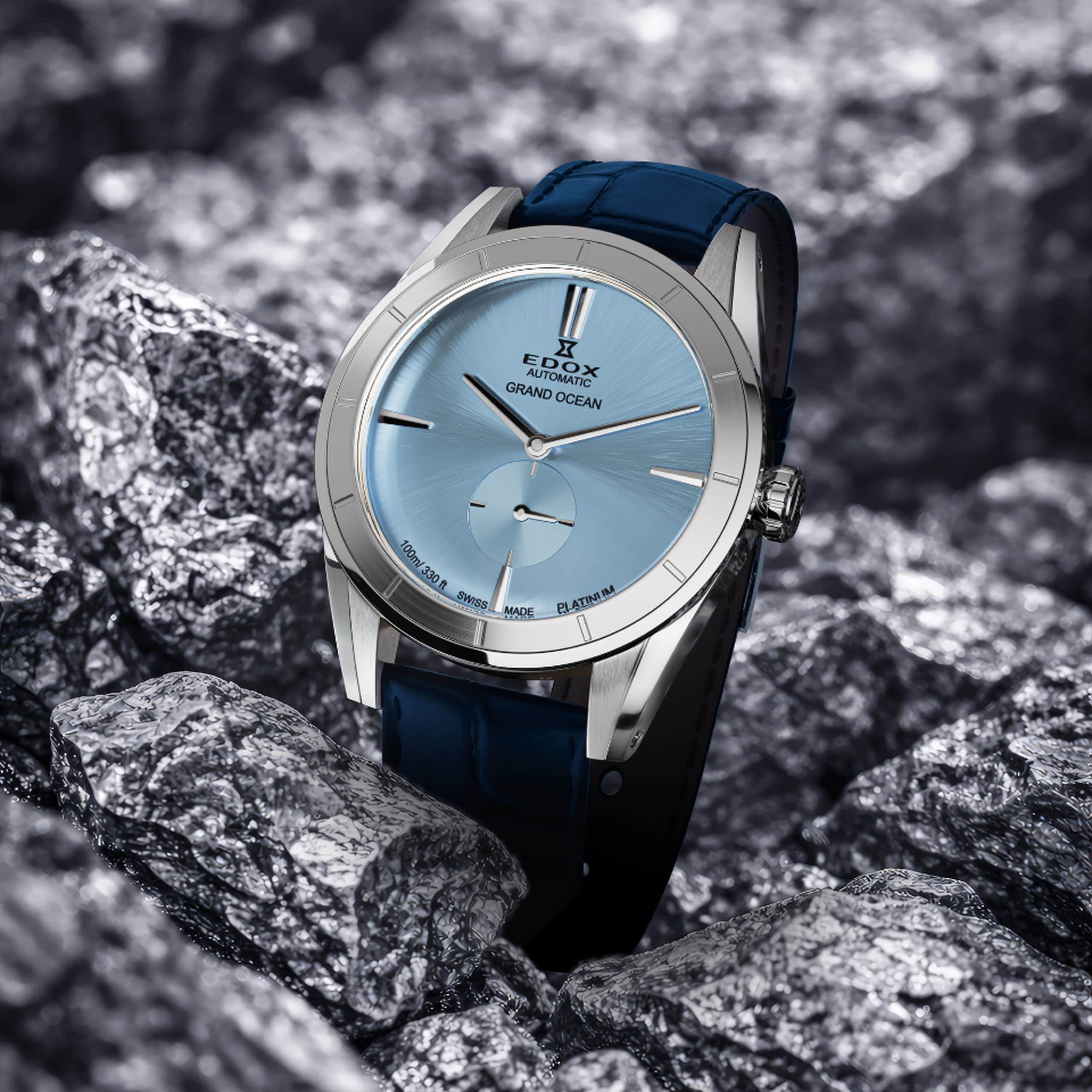 Edox Automatic Platinum 950 Limited Edition