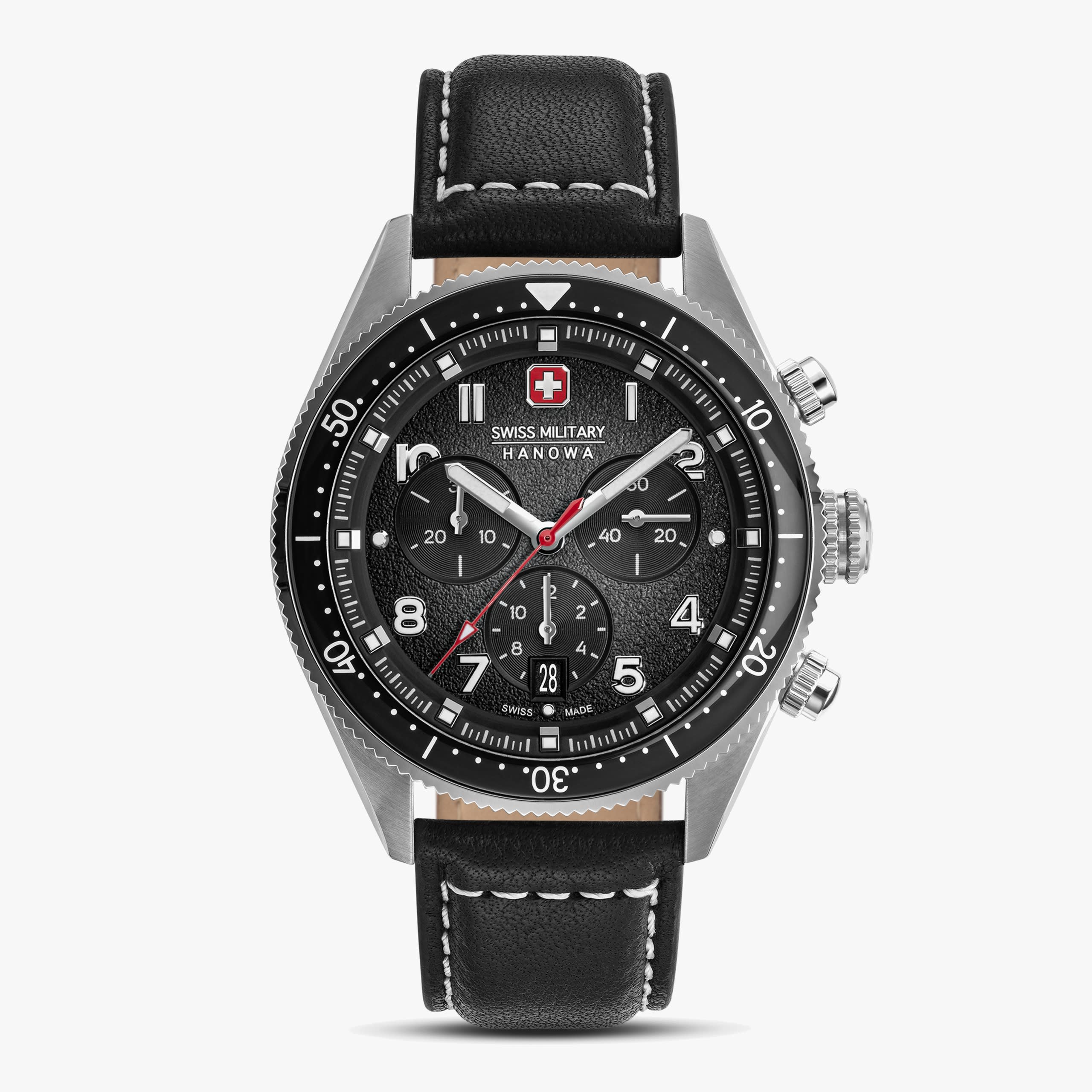 Swiss Military Hanowa Greyhound Chrono - Black