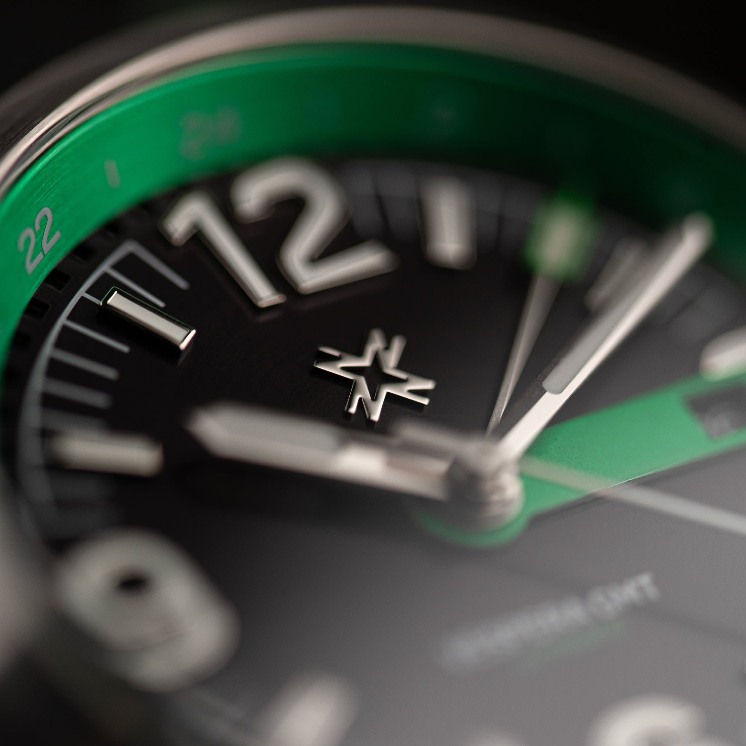 Nadir Vespera GMT Green Fkm Rubber