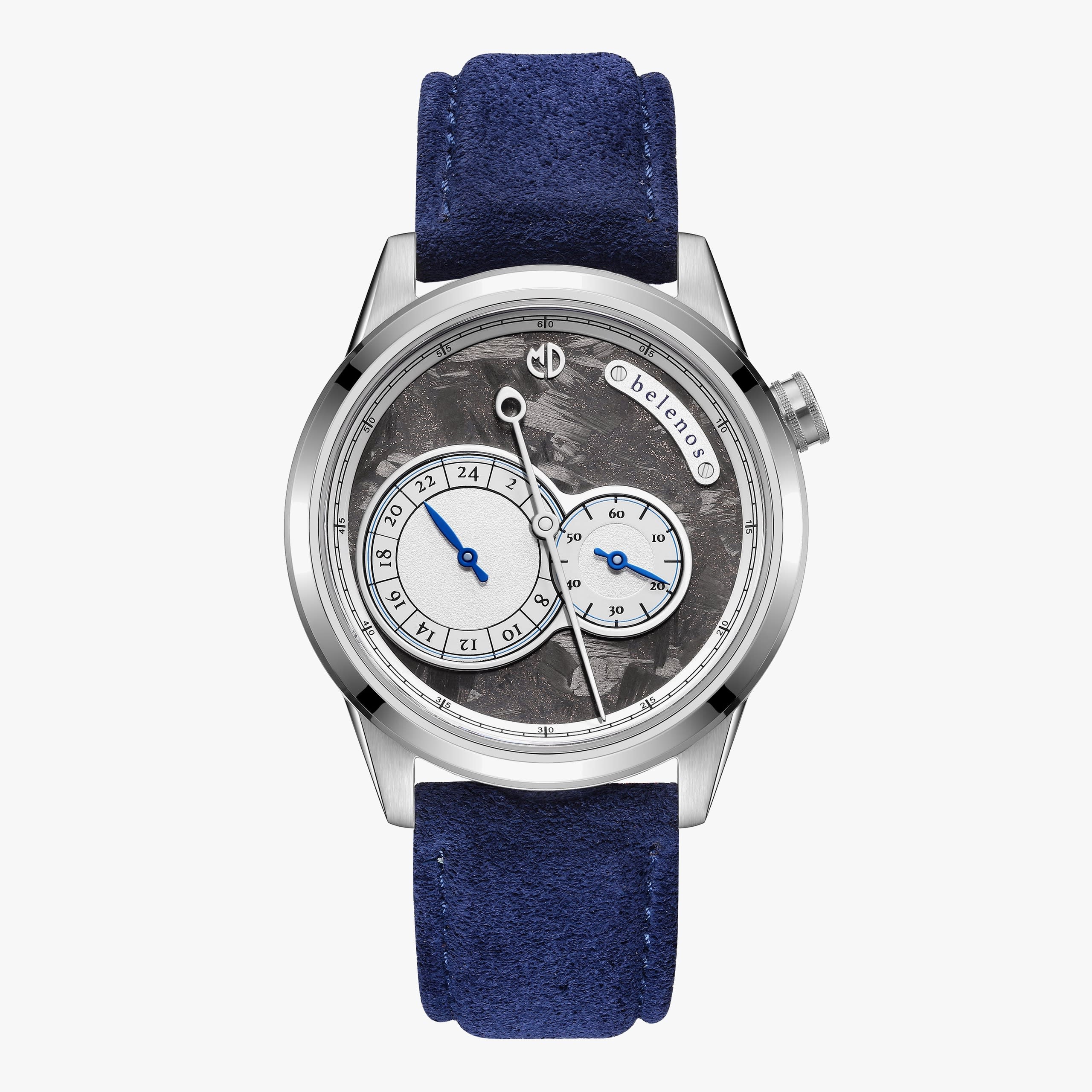 MD Watches Supernatural Belenos Suede Velvet Blue