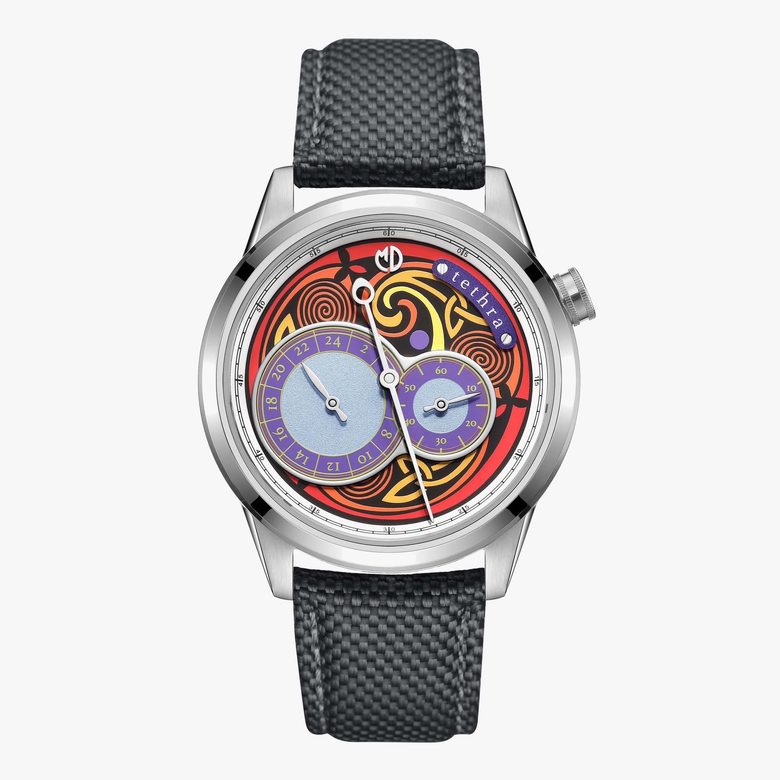 MD Watches Supernatural Thetra Fabric plumbago Grey