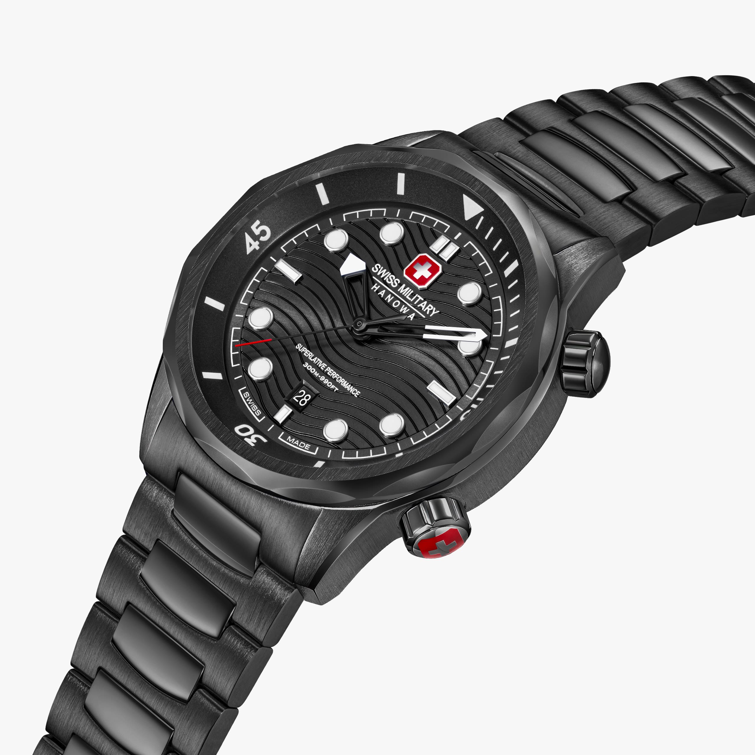 Swiss Military Hanowa Breakwater - Black