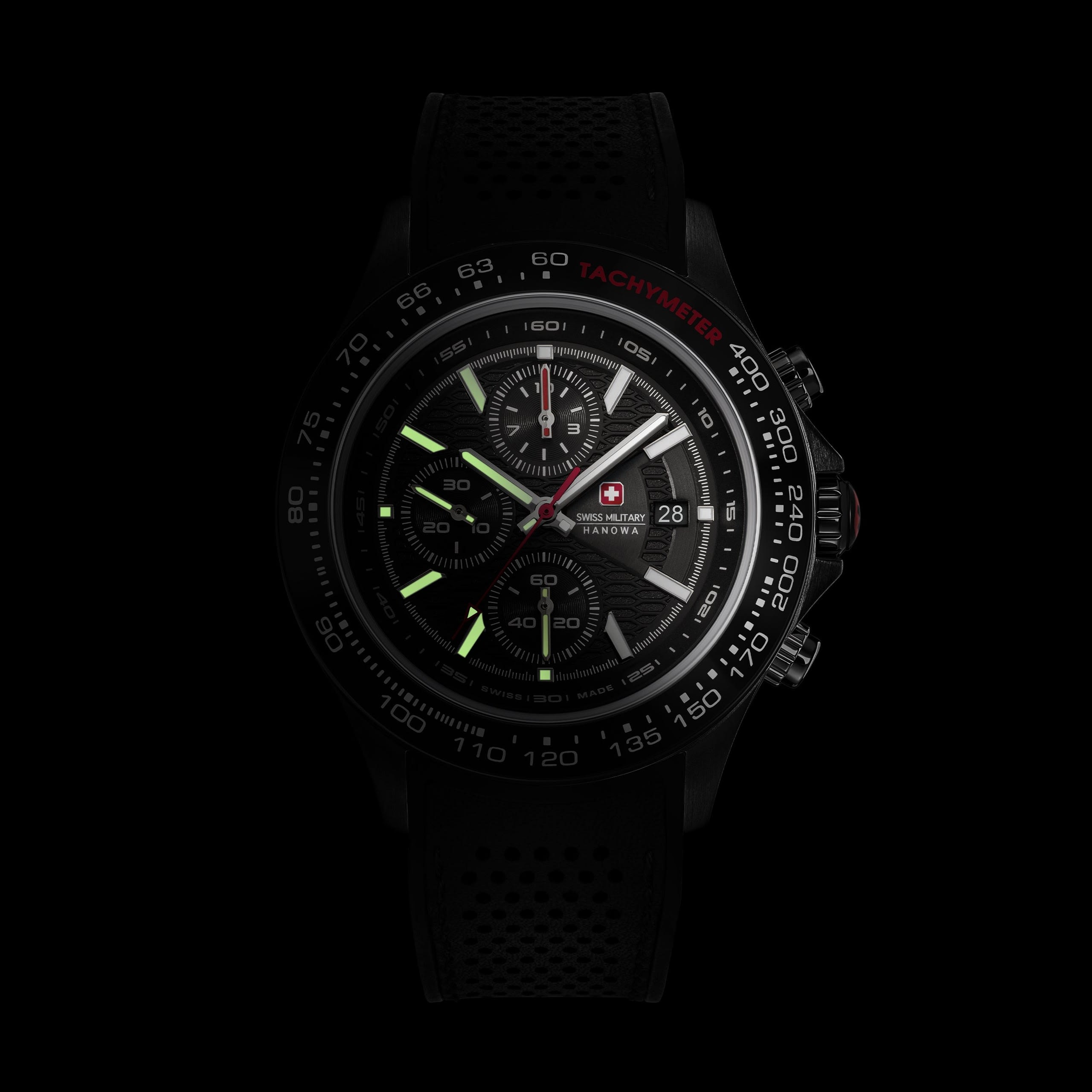 Swiss Military Hanowa Watchman - Black