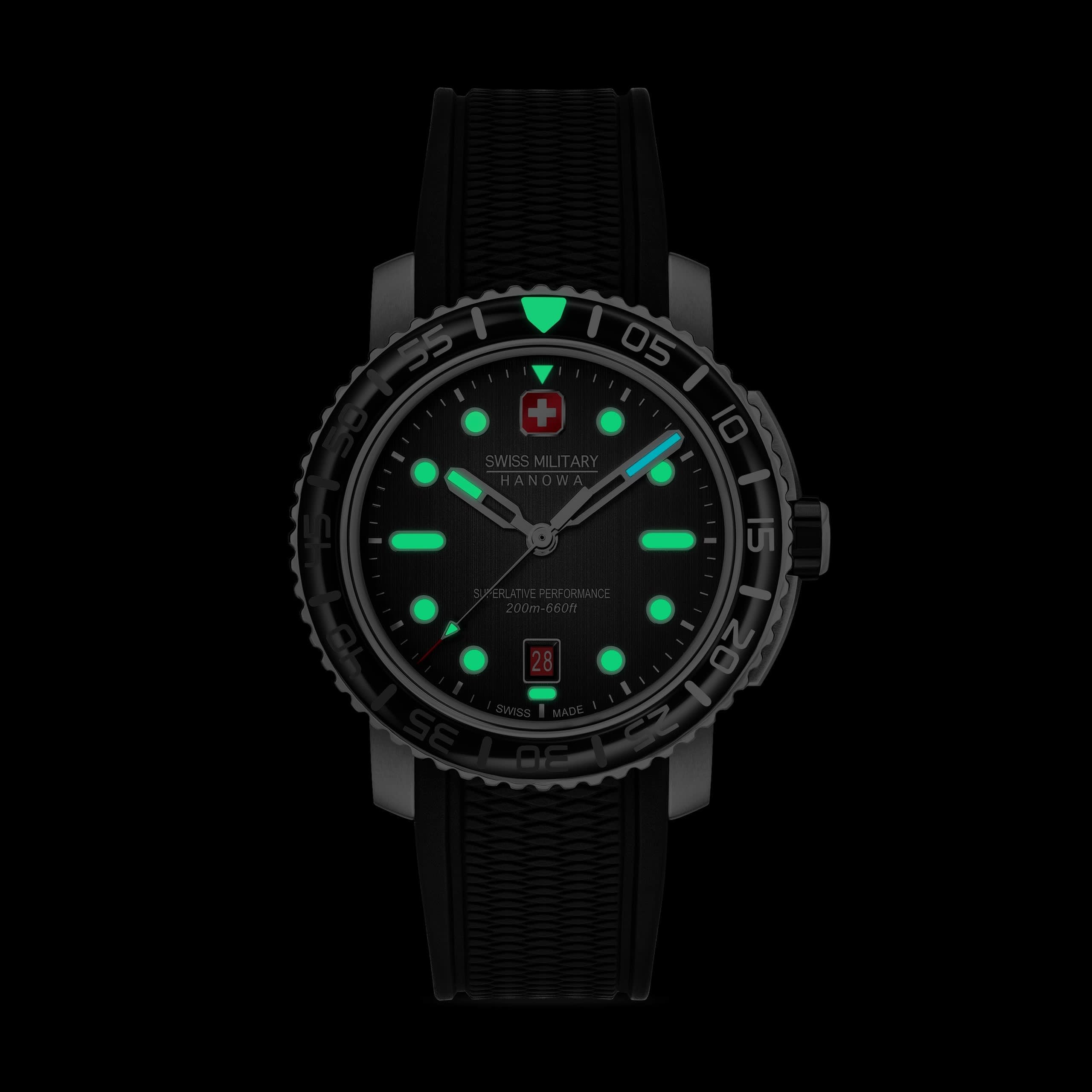 Swiss Military Hanowa Black Marlin - Black
