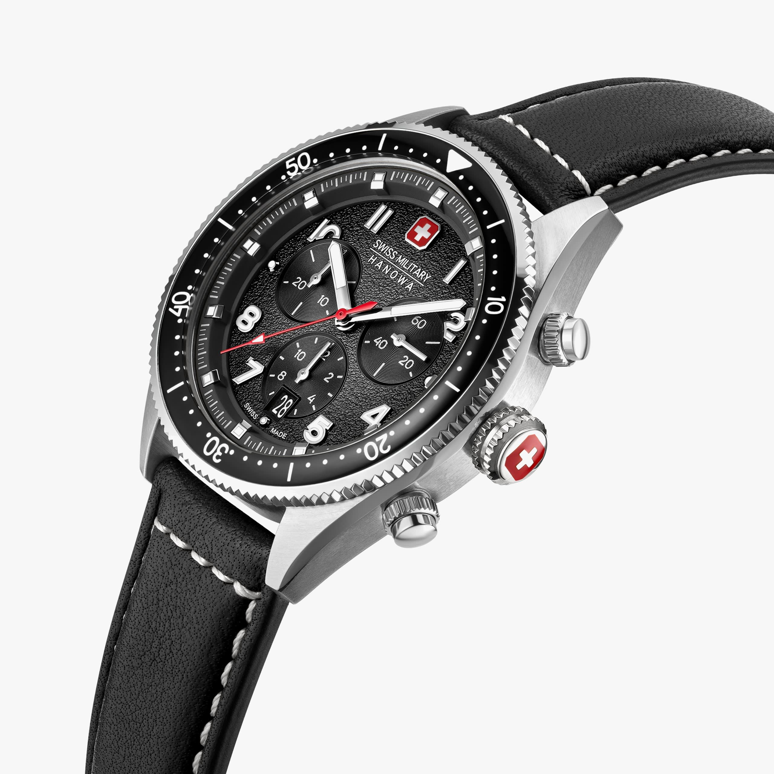 Swiss Military Hanowa Greyhound Chrono - Black
